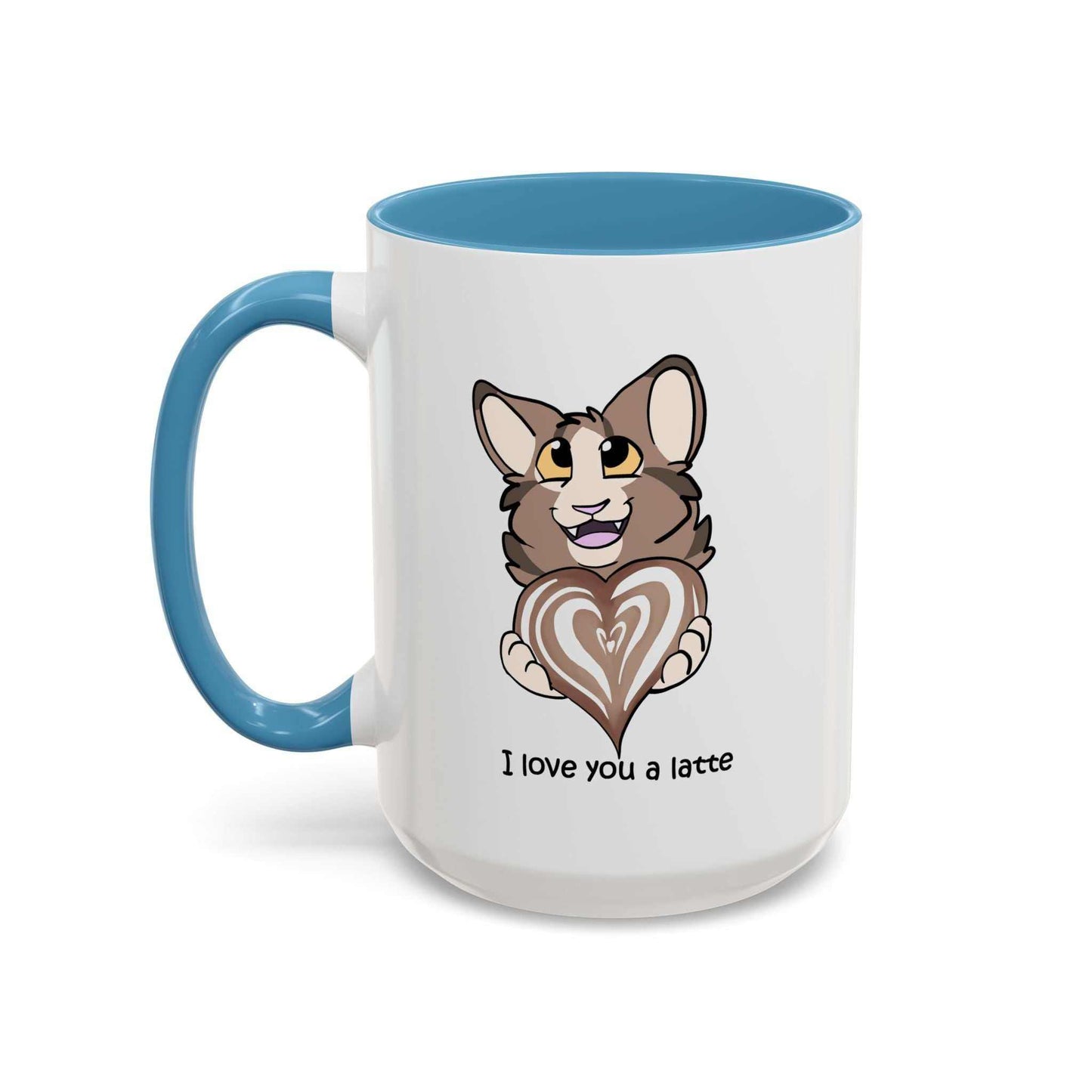 I Love You a Latte - Cute Cat Coffee Mug