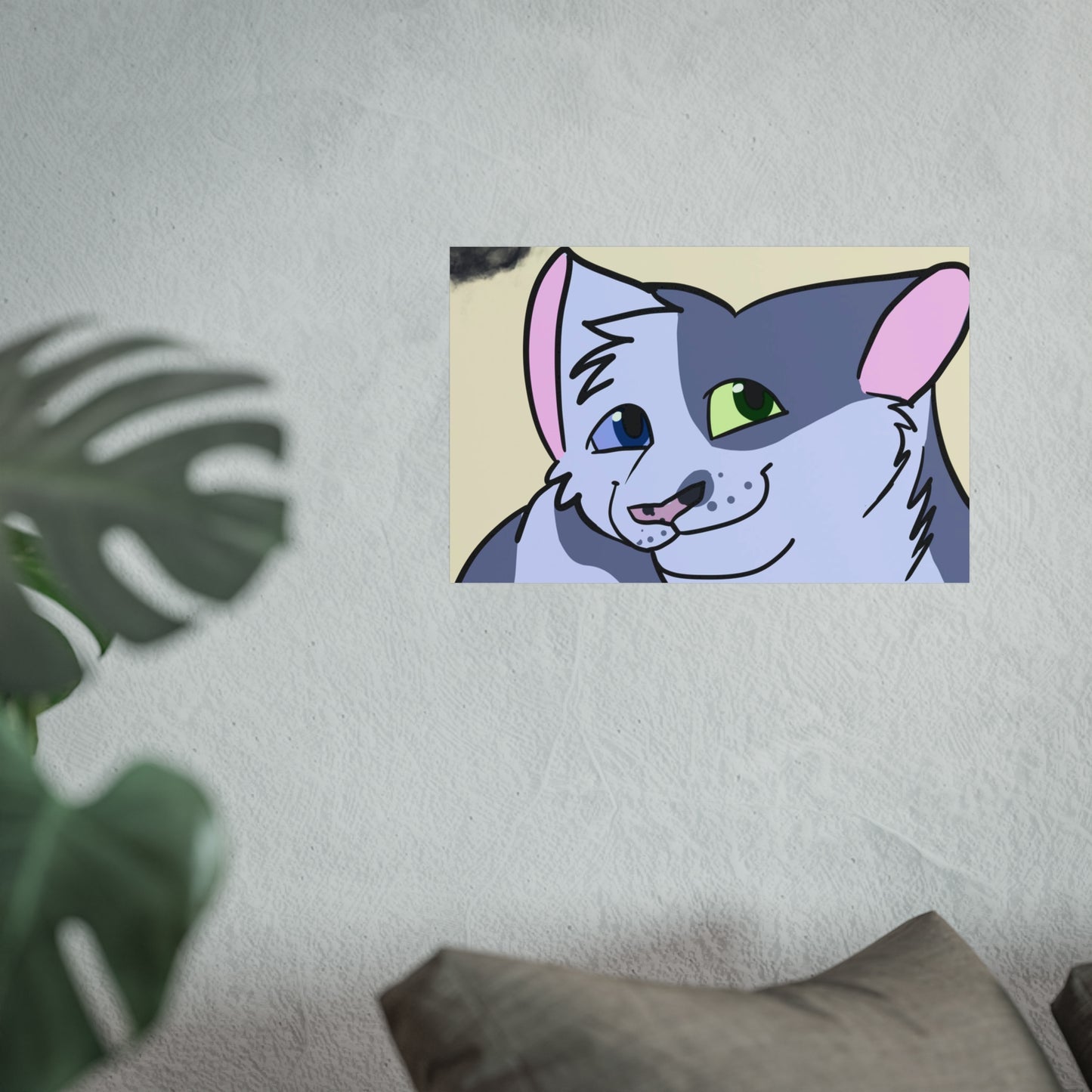 Custom Pet Portrait Poster- Matte (Bust)
