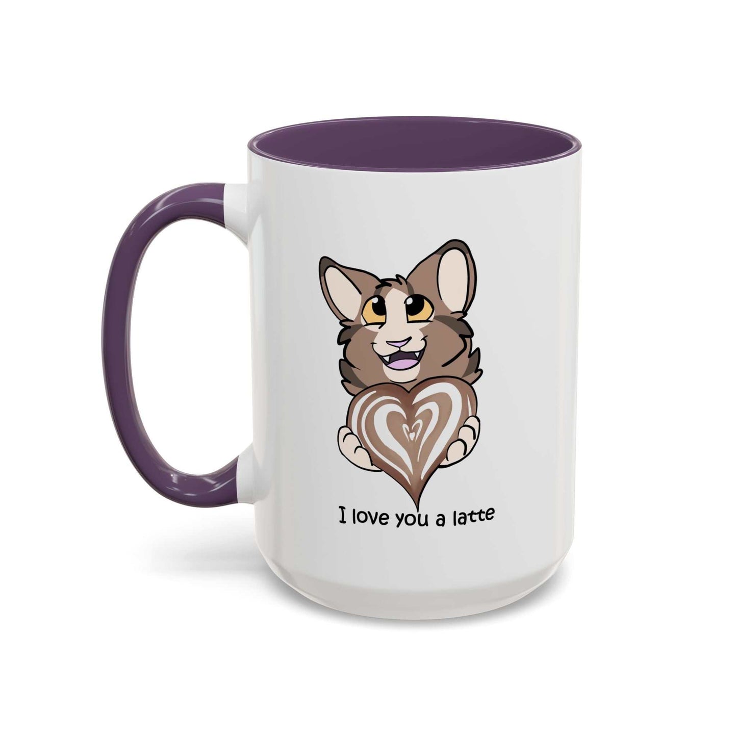 I Love You a Latte - Cute Cat Coffee Mug