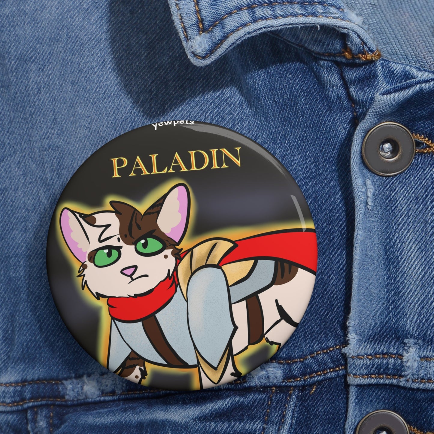 Cat Paladin Dnd button