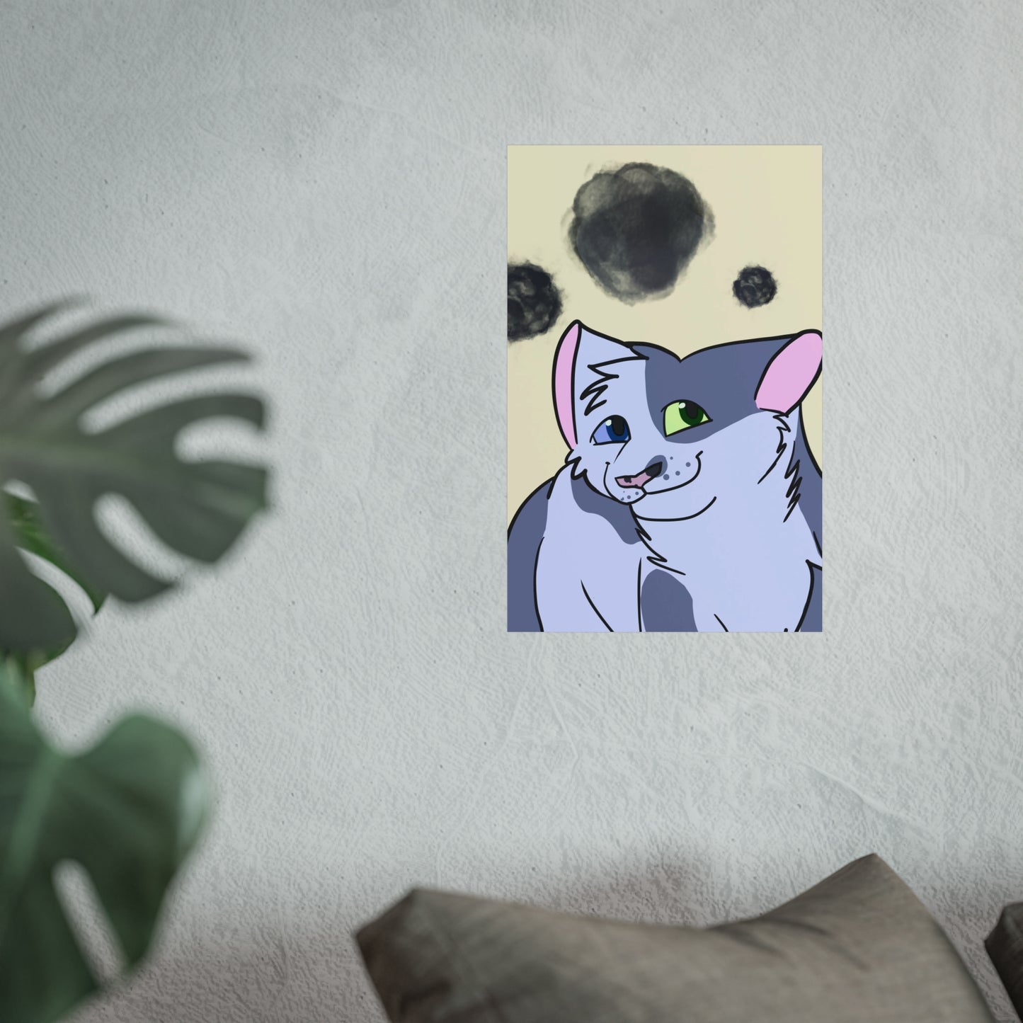 Custom Pet Portrait Poster- Matte (Bust)