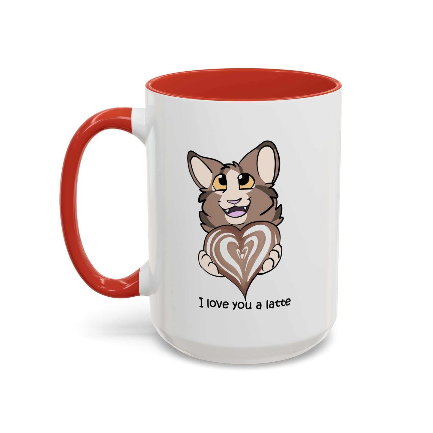 I Love You a Latte - Cute Cat Coffee Mug
