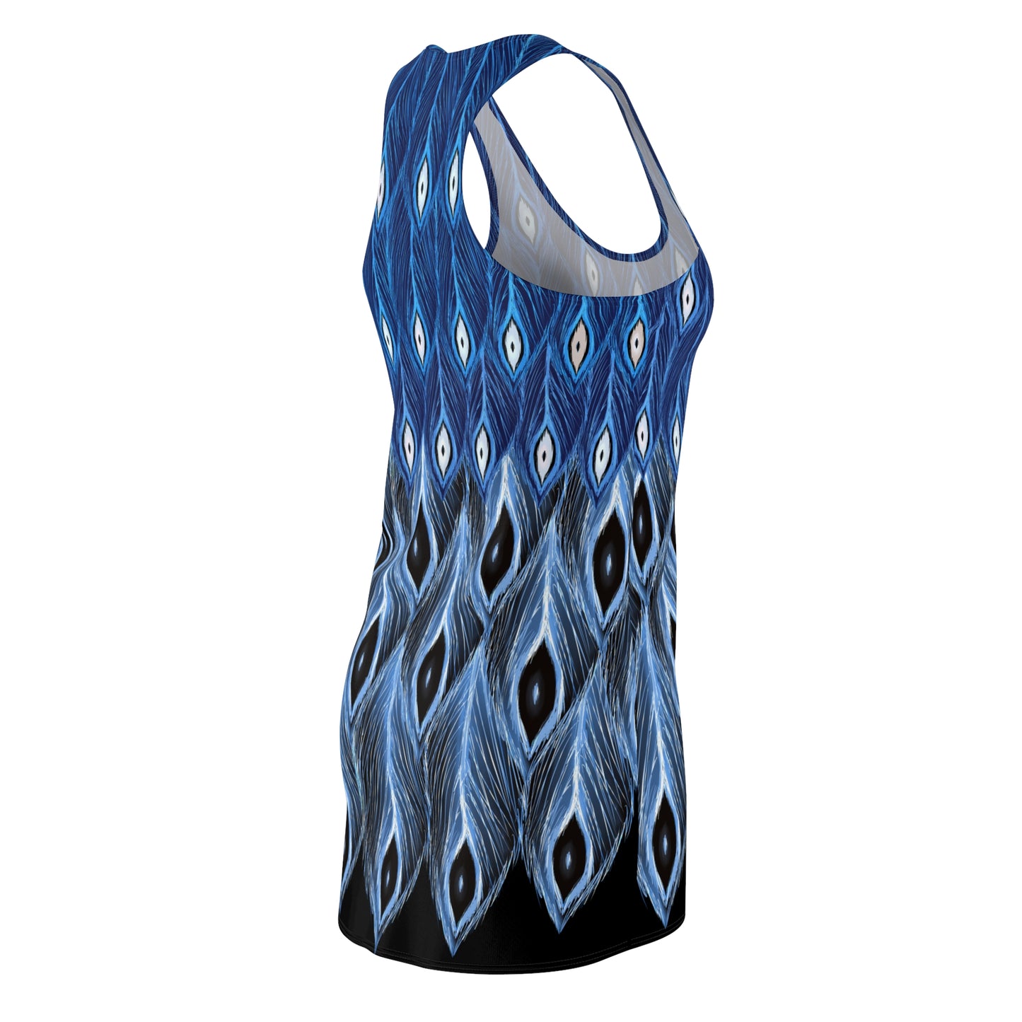 Blue Peacock Dress
