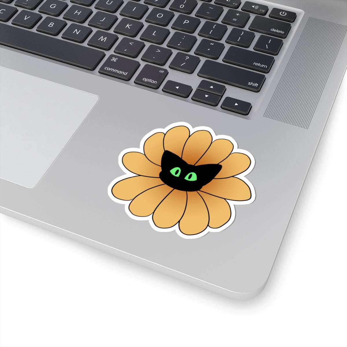 Sunflower Cat Sticker