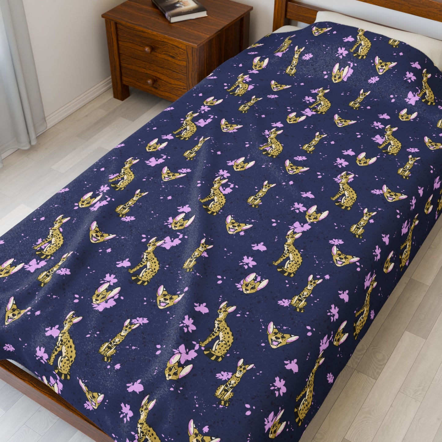Serval Throw Blanket