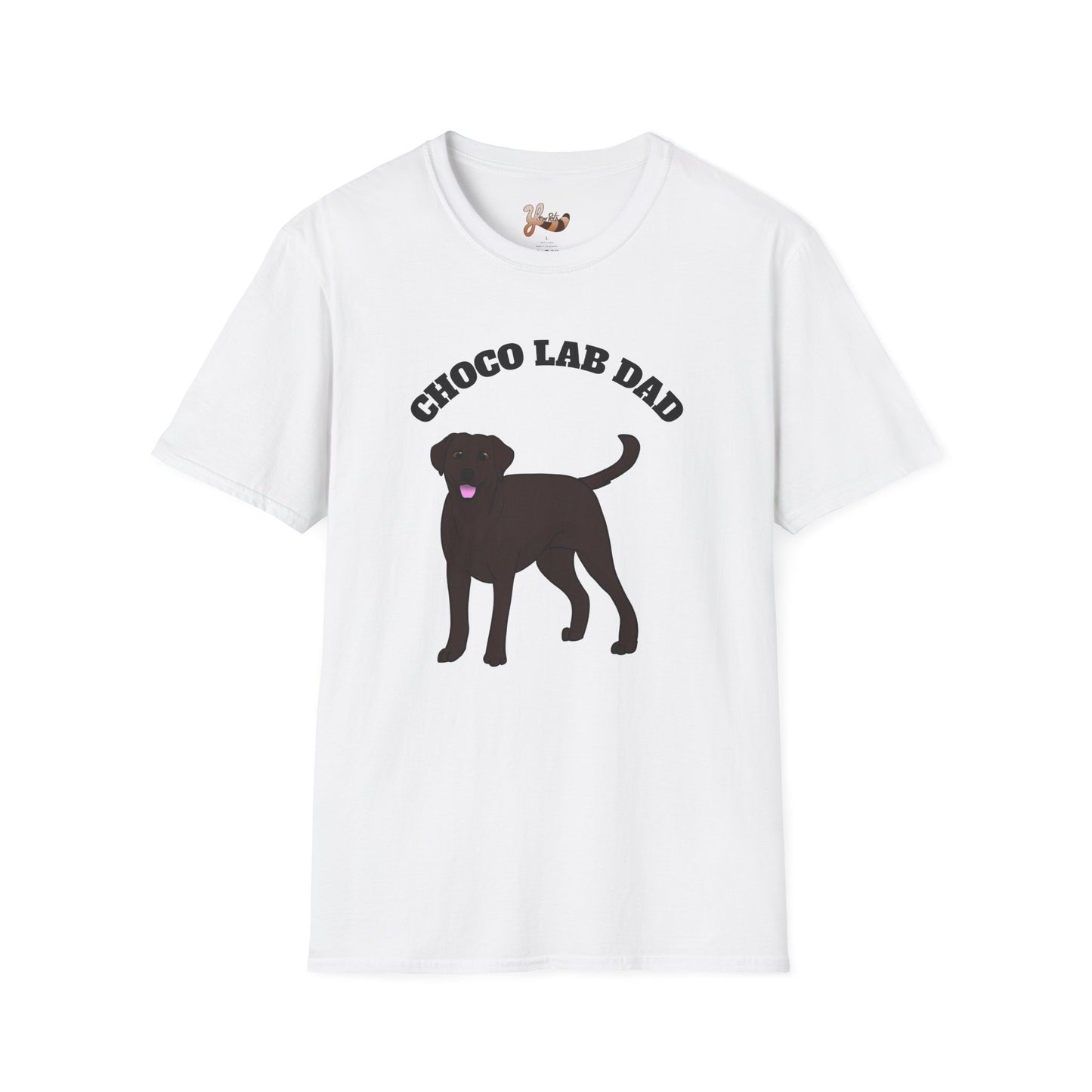 Dog Dad T-Shirt - Chocolate Lab Design