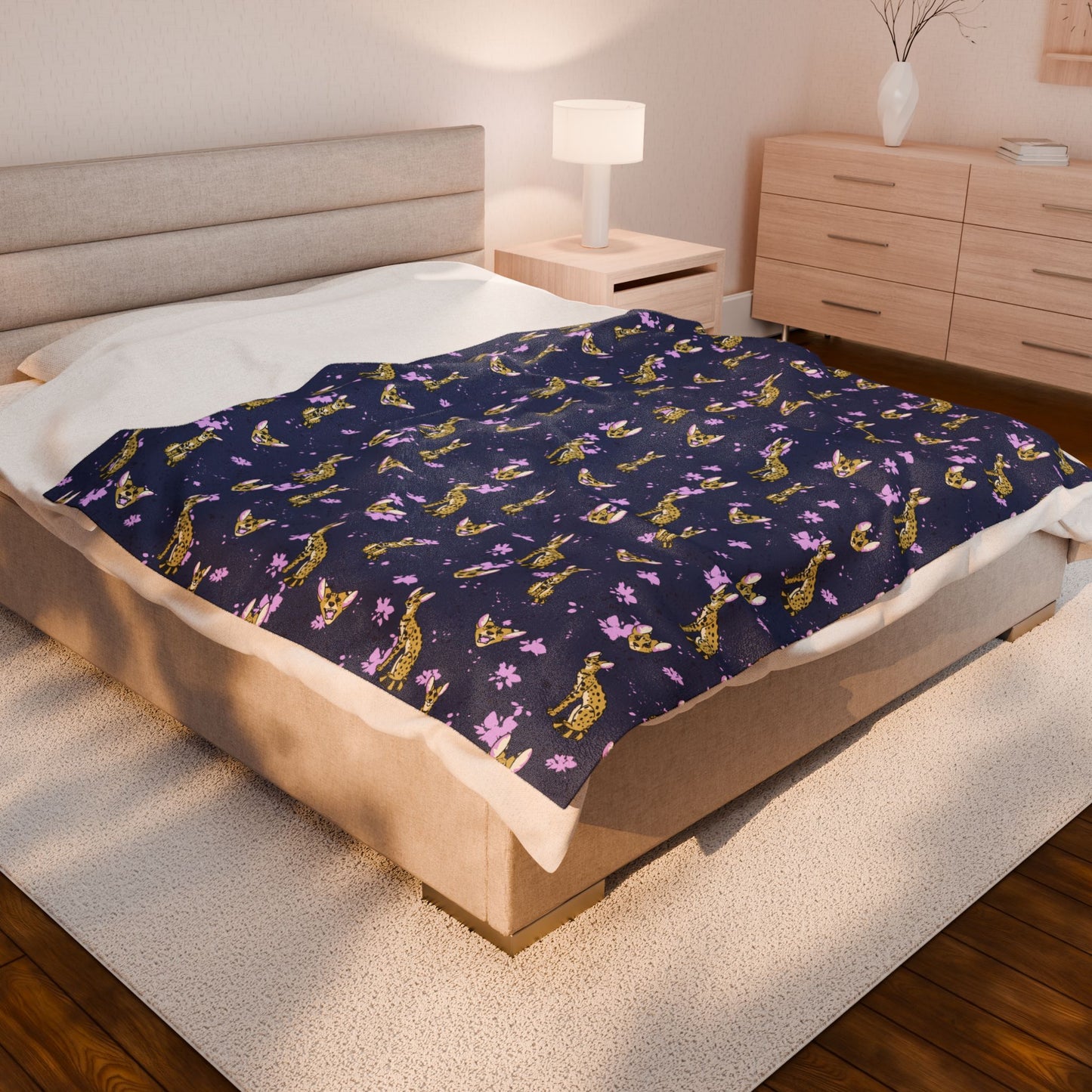 Serval Throw Blanket