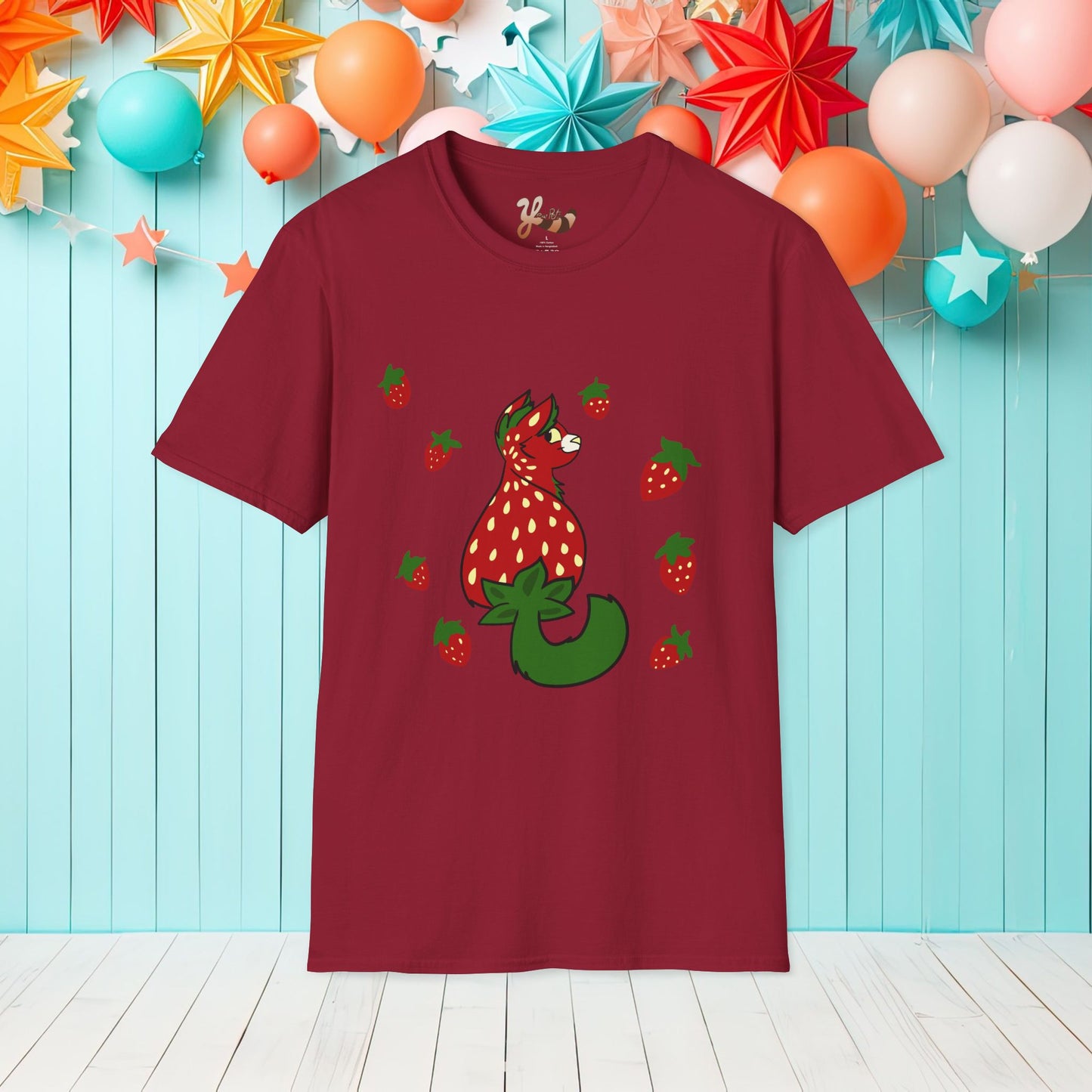 Strawberry Cat T-shirt