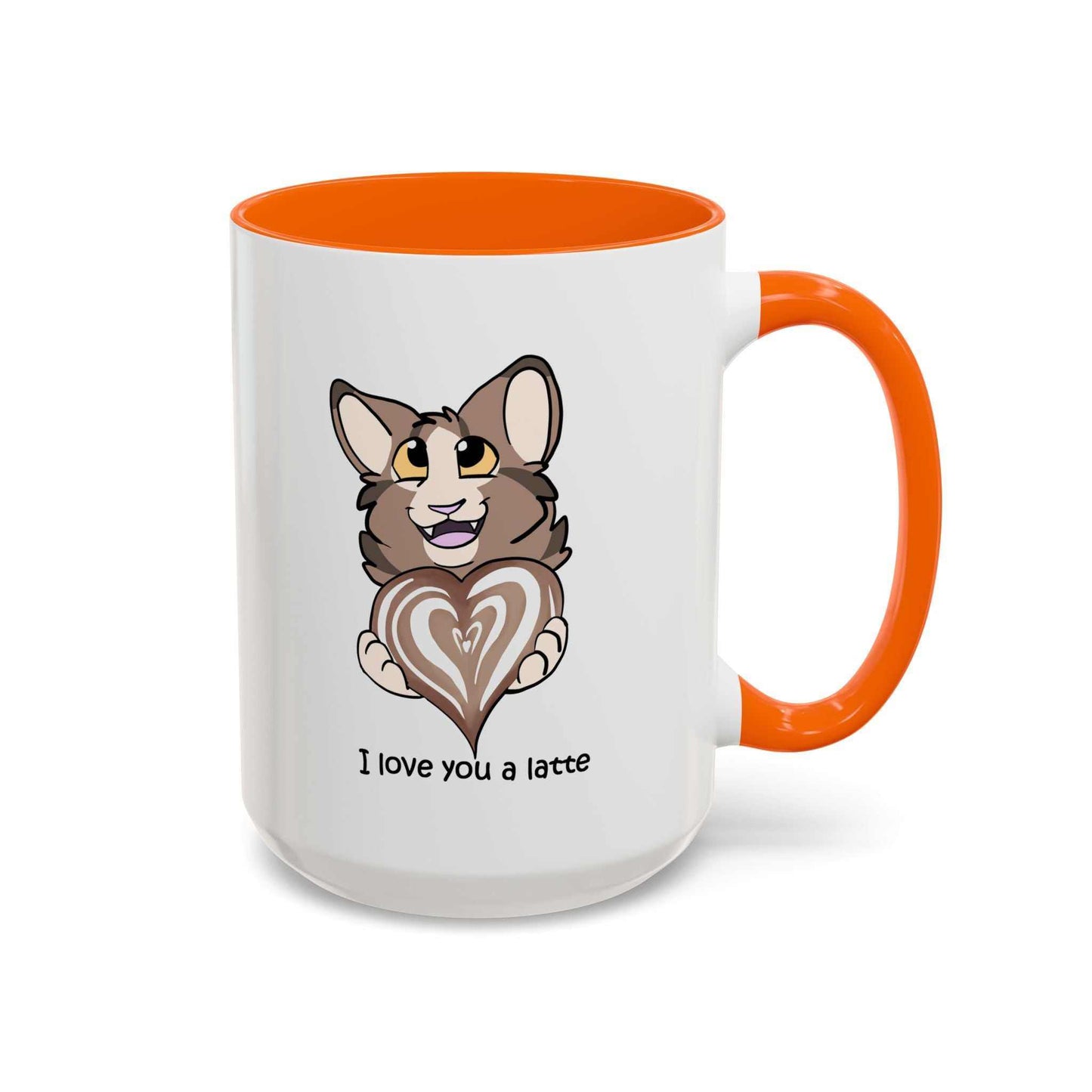 I Love You a Latte - Cute Cat Coffee Mug