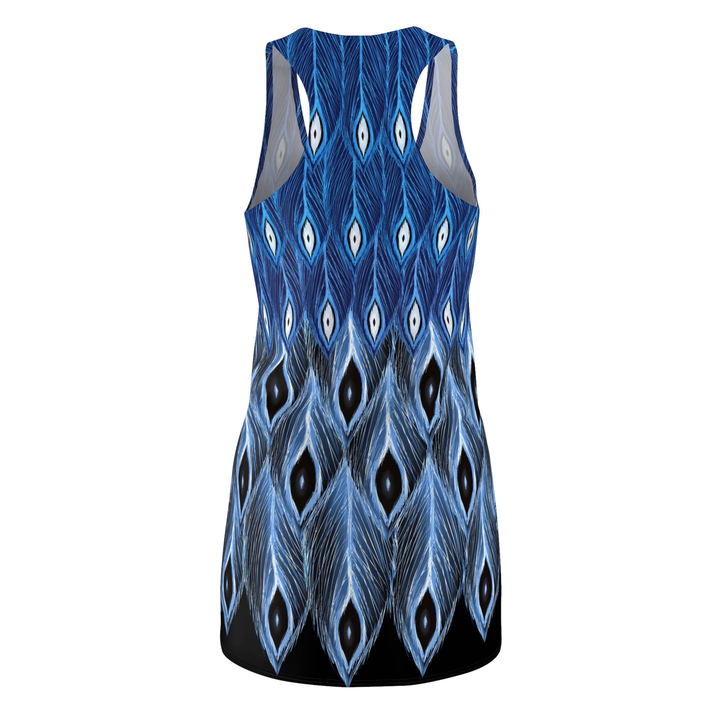 Blue Peacock Dress