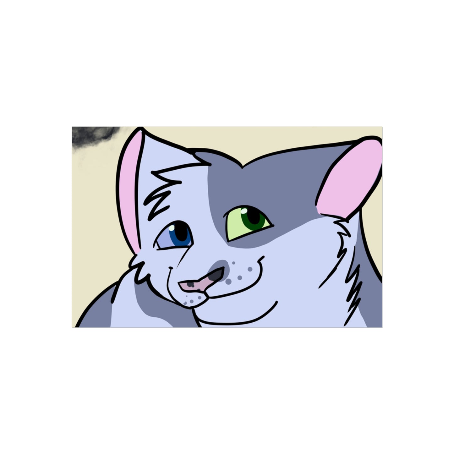 Custom Pet Portrait Poster- Matte (Bust)