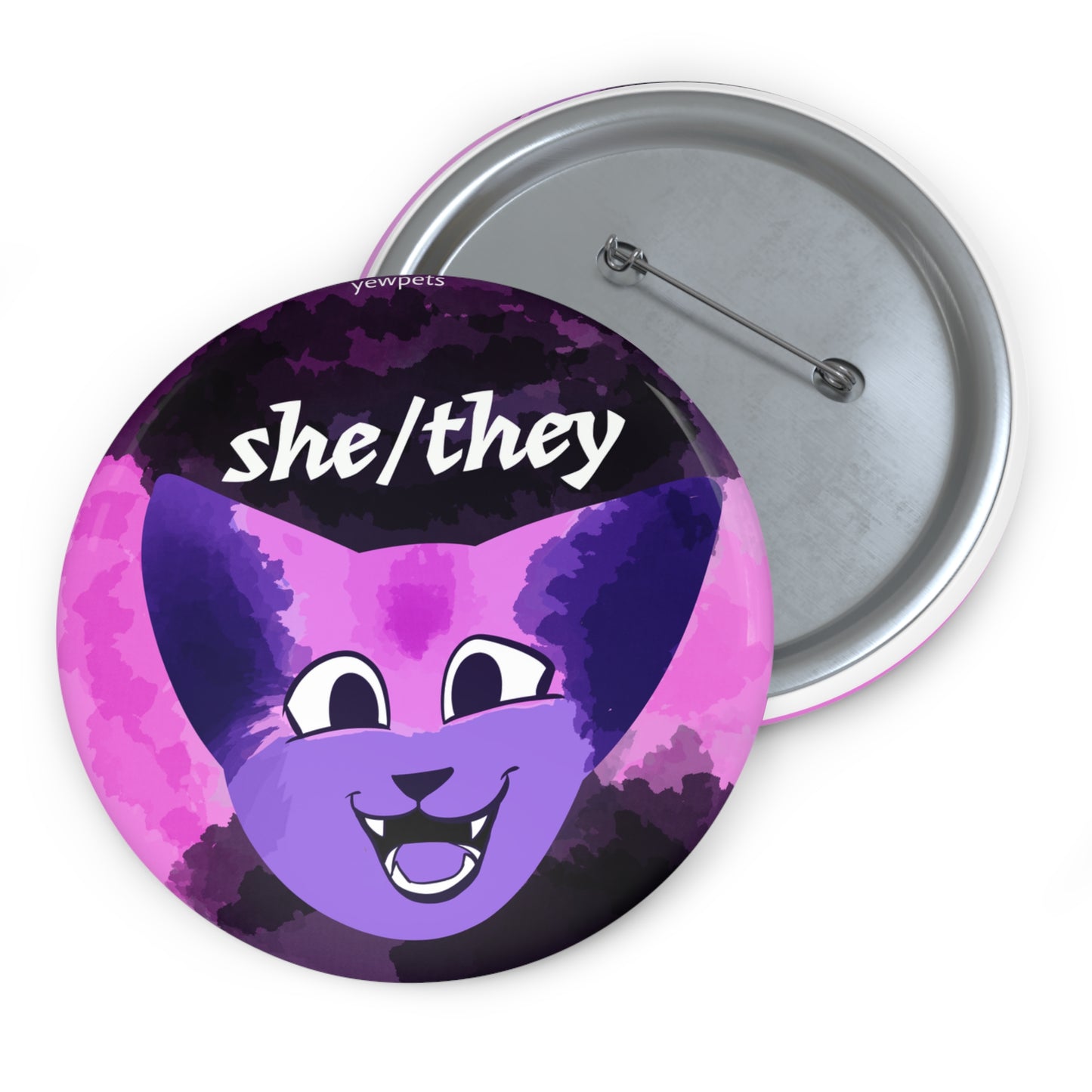 She/they pronoun button