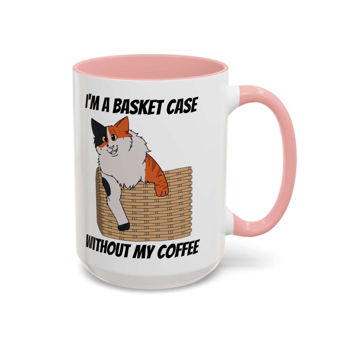 Funny Coffee Mug - Basket Case Cat