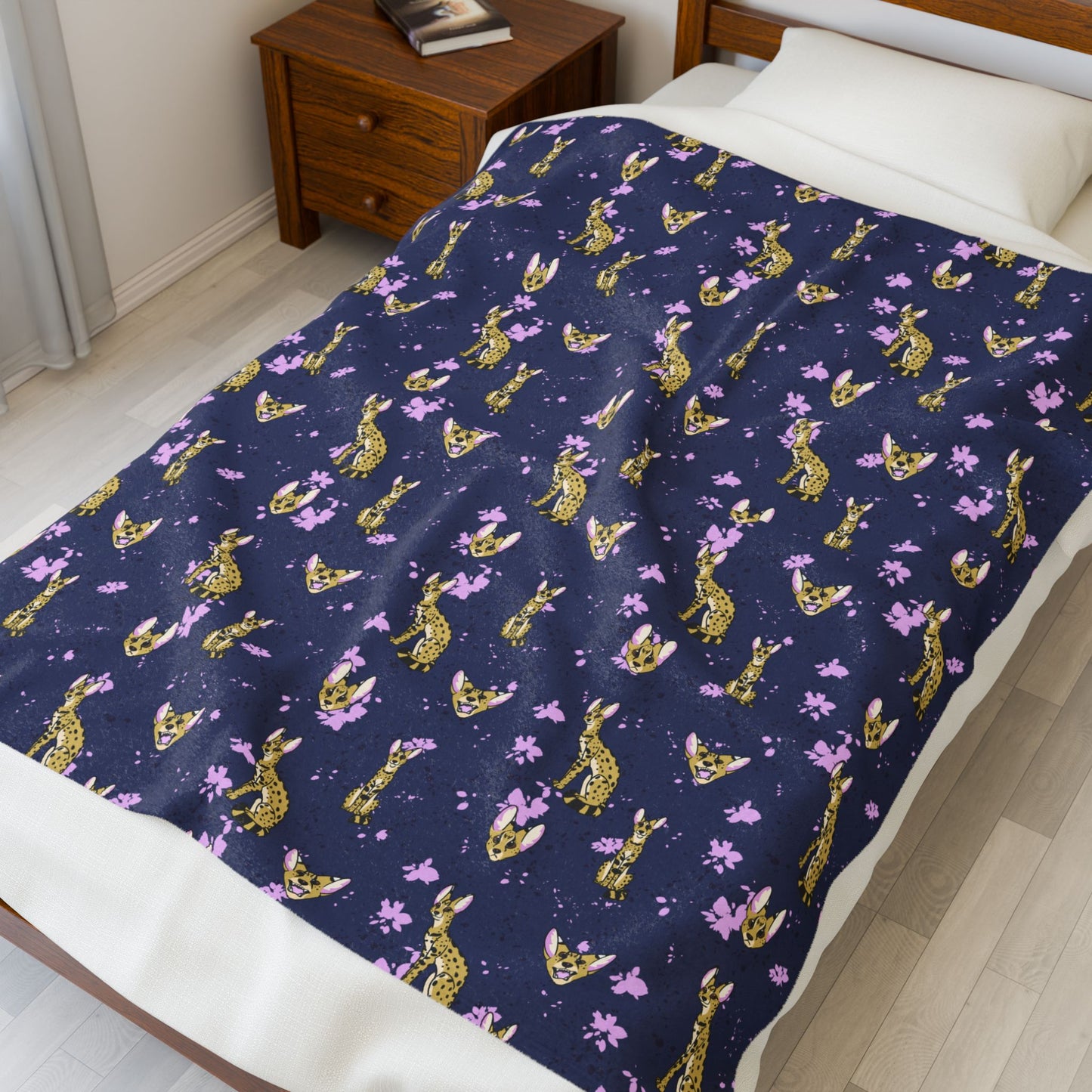 Serval Throw Blanket