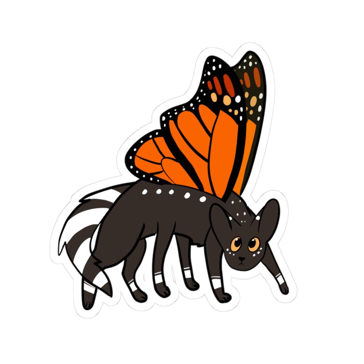 Monarch Butterfly Sticker