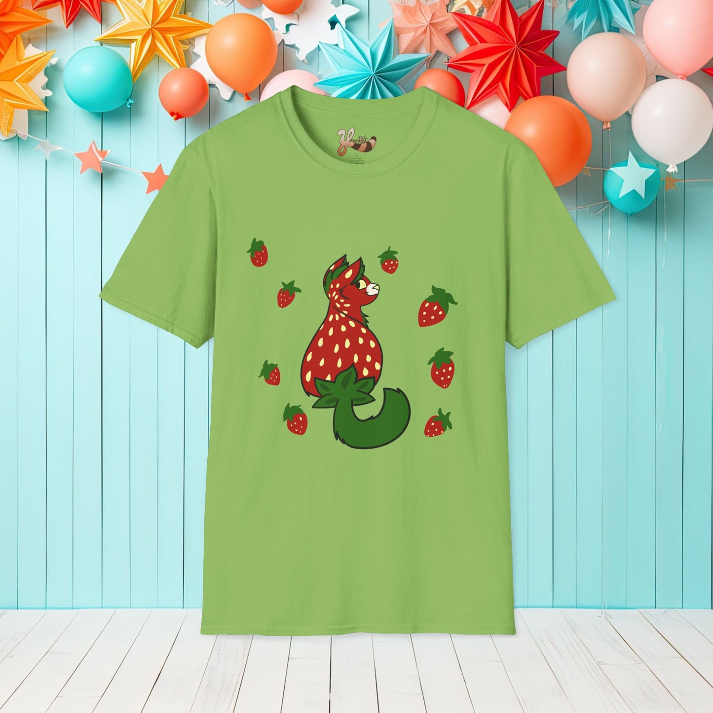 Strawberry Cat T-shirt