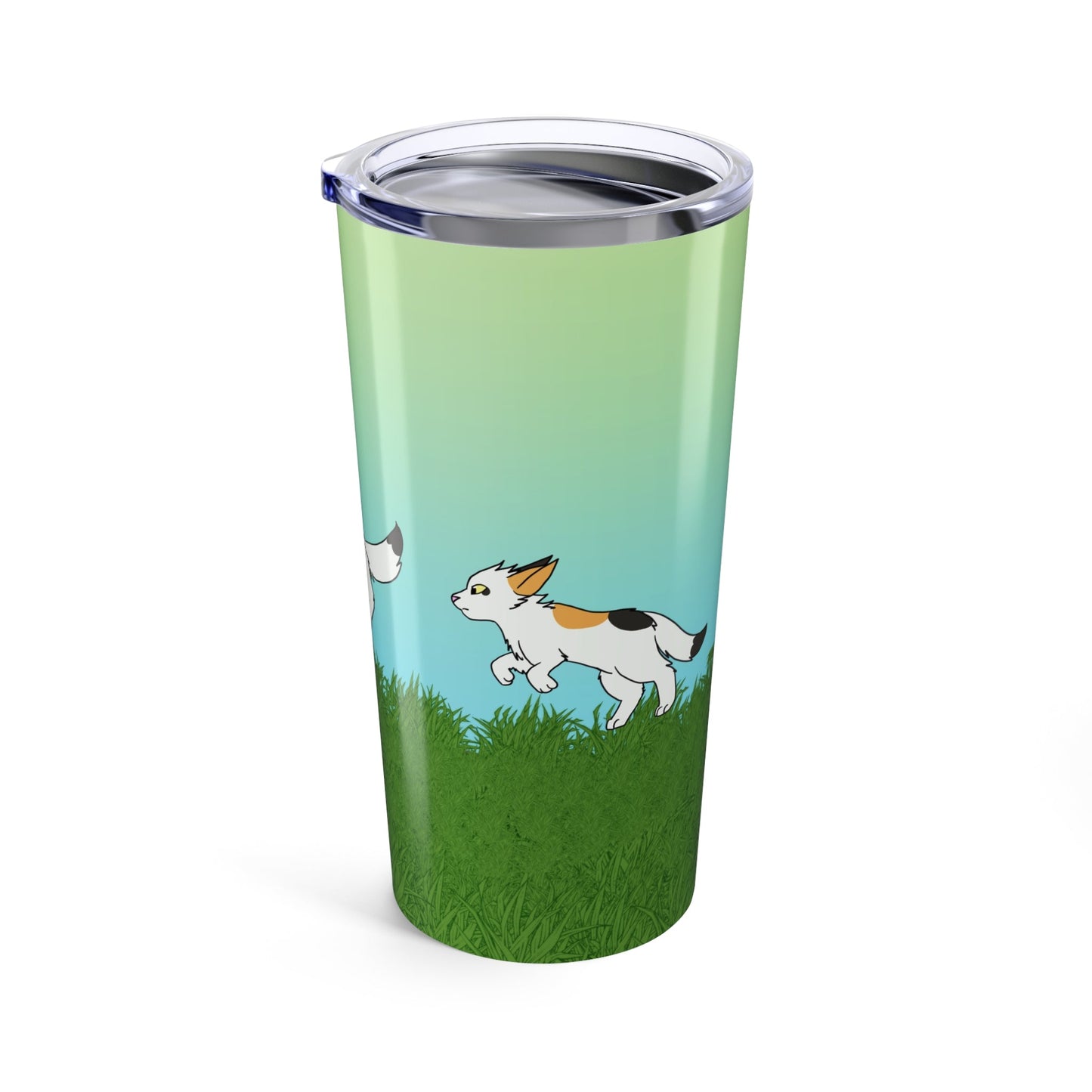 run cycle kitty tumbler