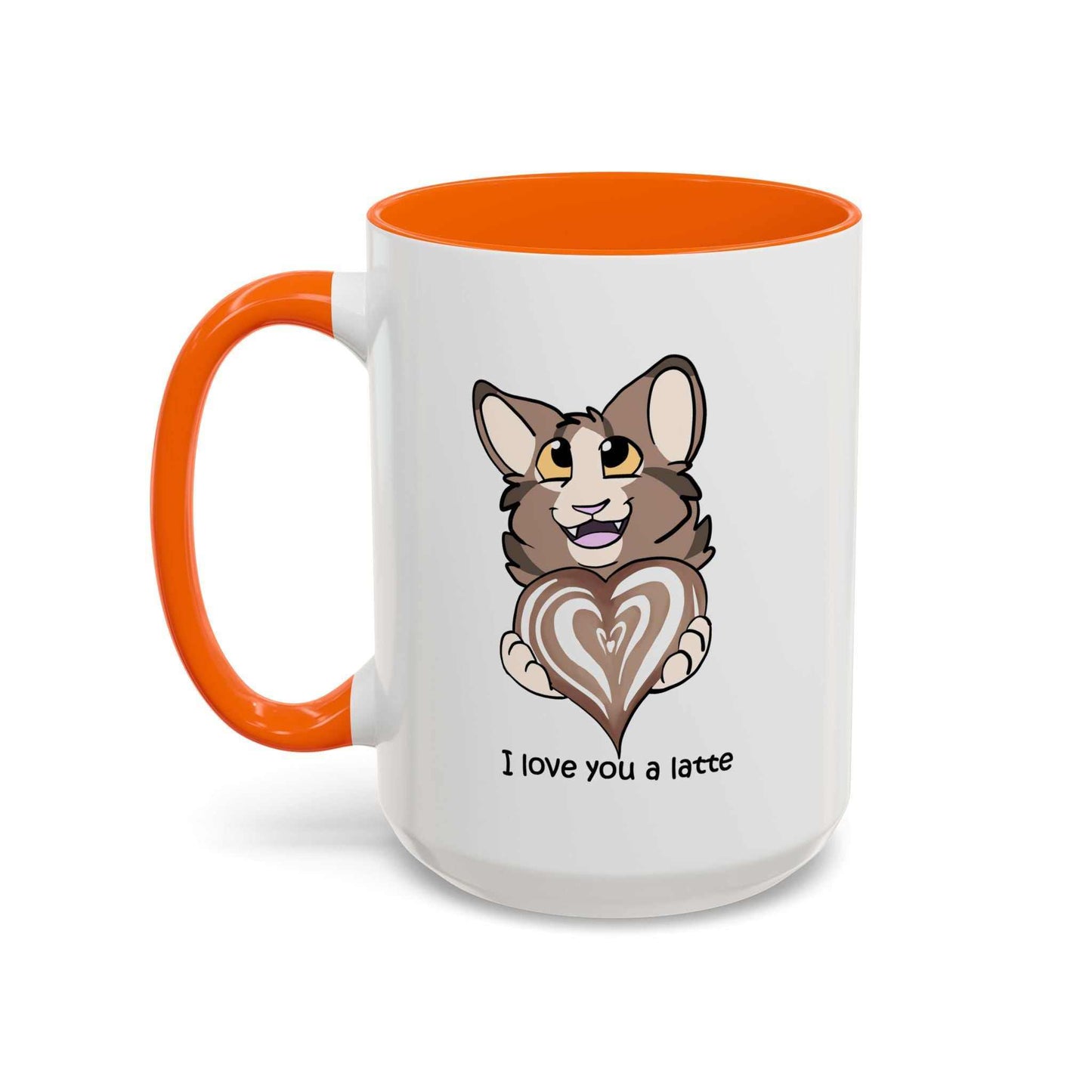 I Love You a Latte - Cute Cat Coffee Mug