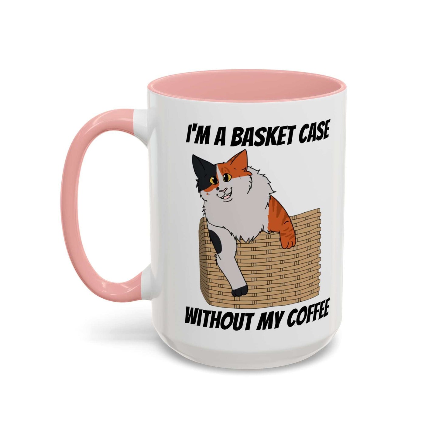Funny Coffee Mug - Basket Case Cat