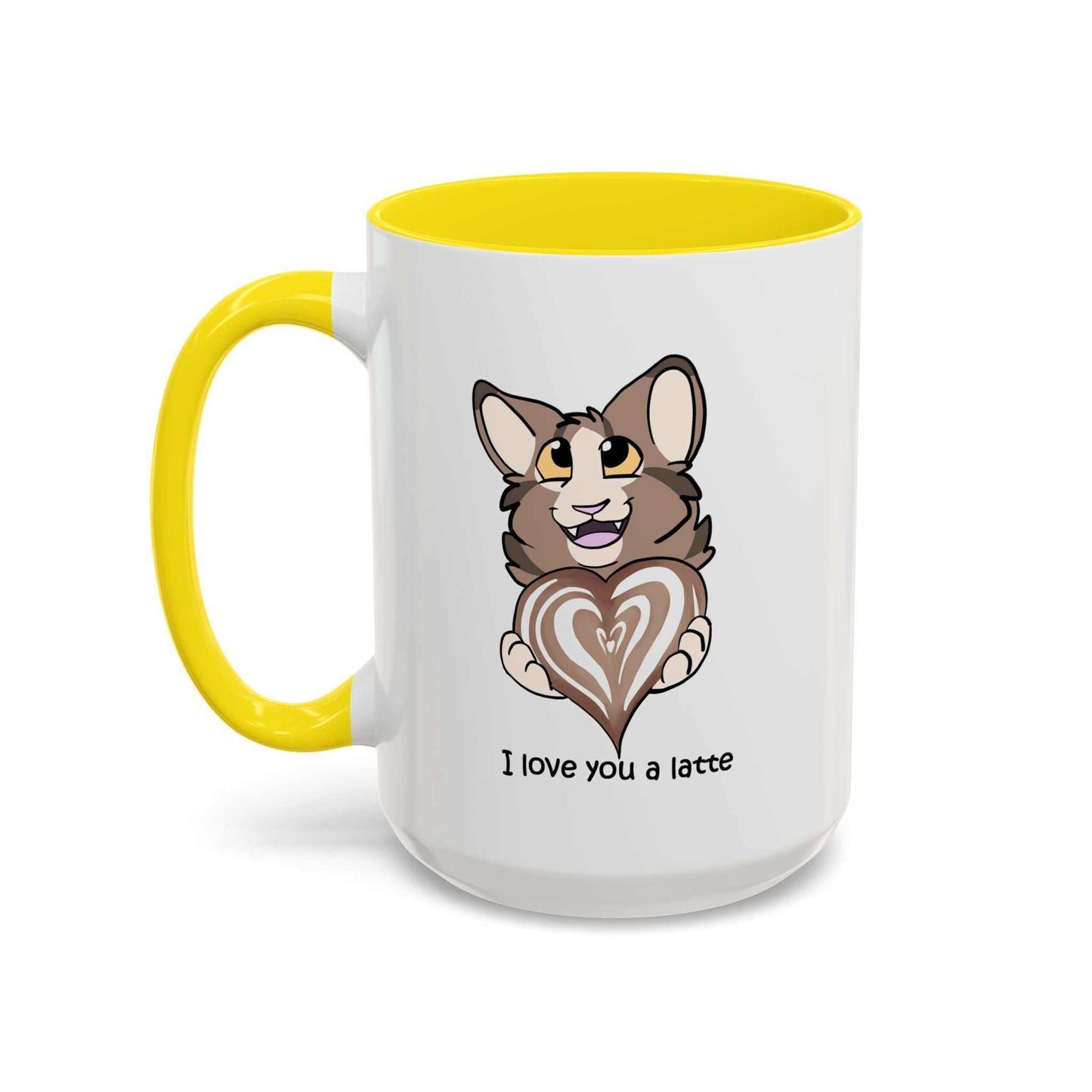 I Love You a Latte - Cute Cat Coffee Mug