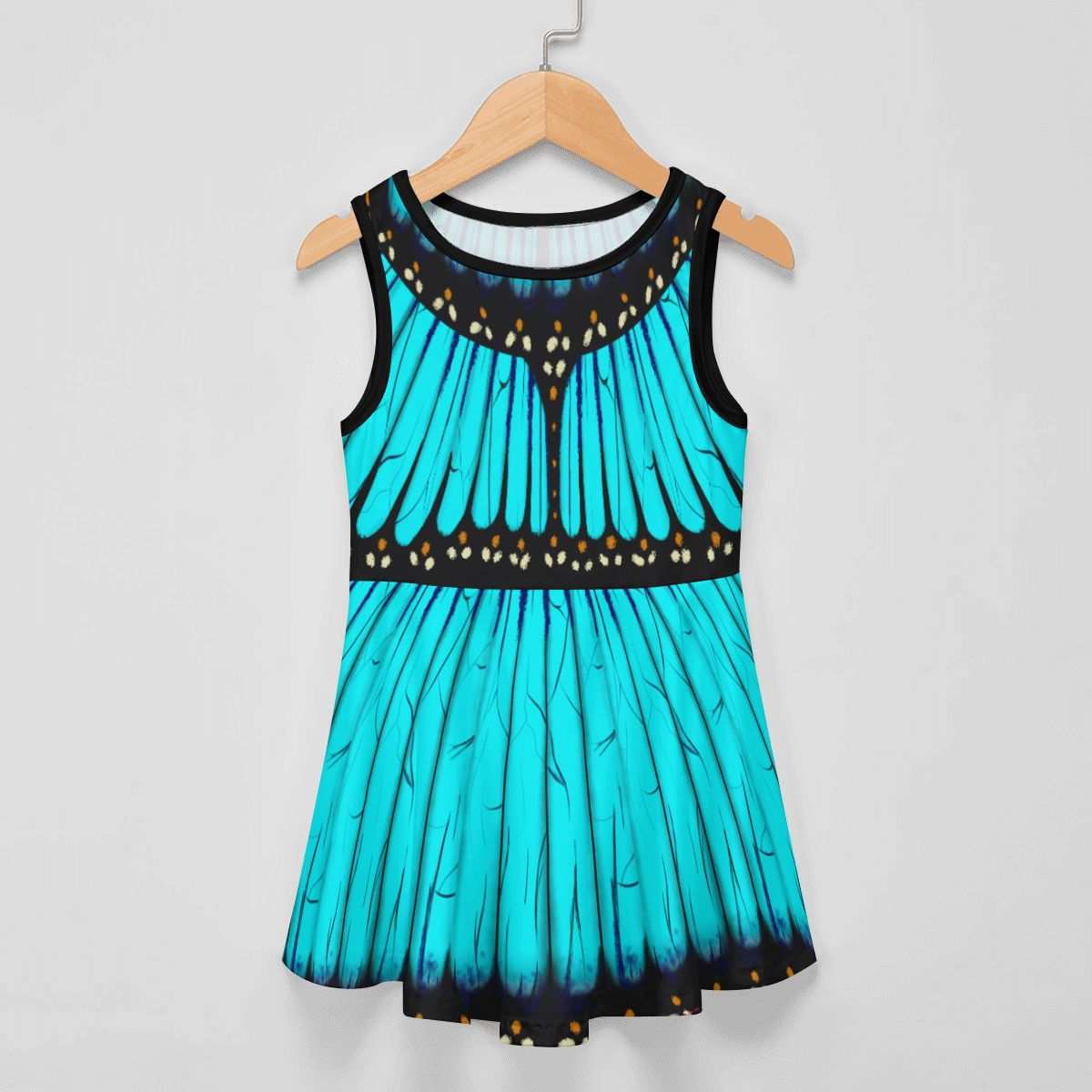 Light Blue Morpho Butterfly Children's Dress
