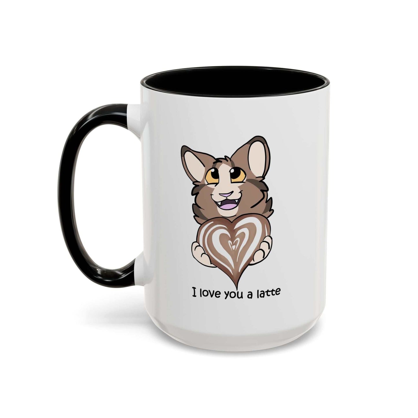 I Love You a Latte - Cute Cat Coffee Mug