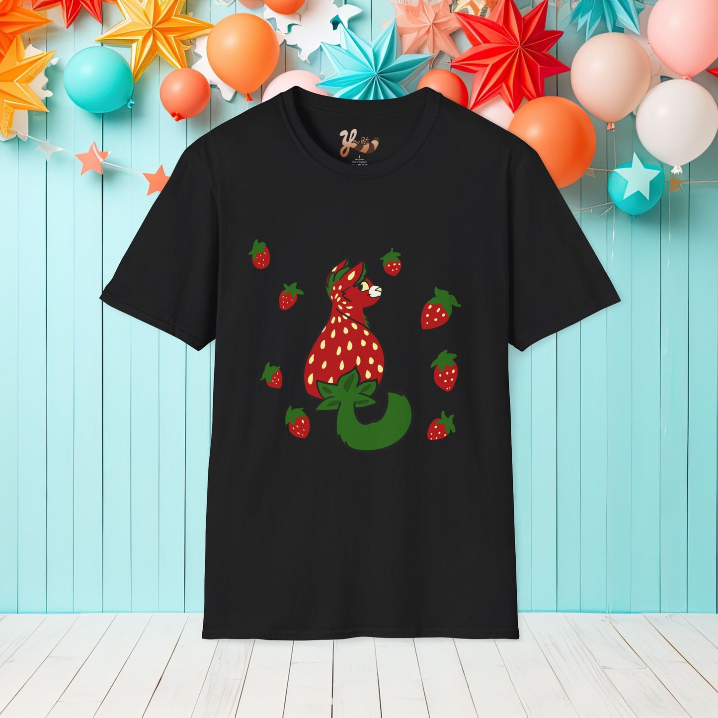 Strawberry Cat T-shirt