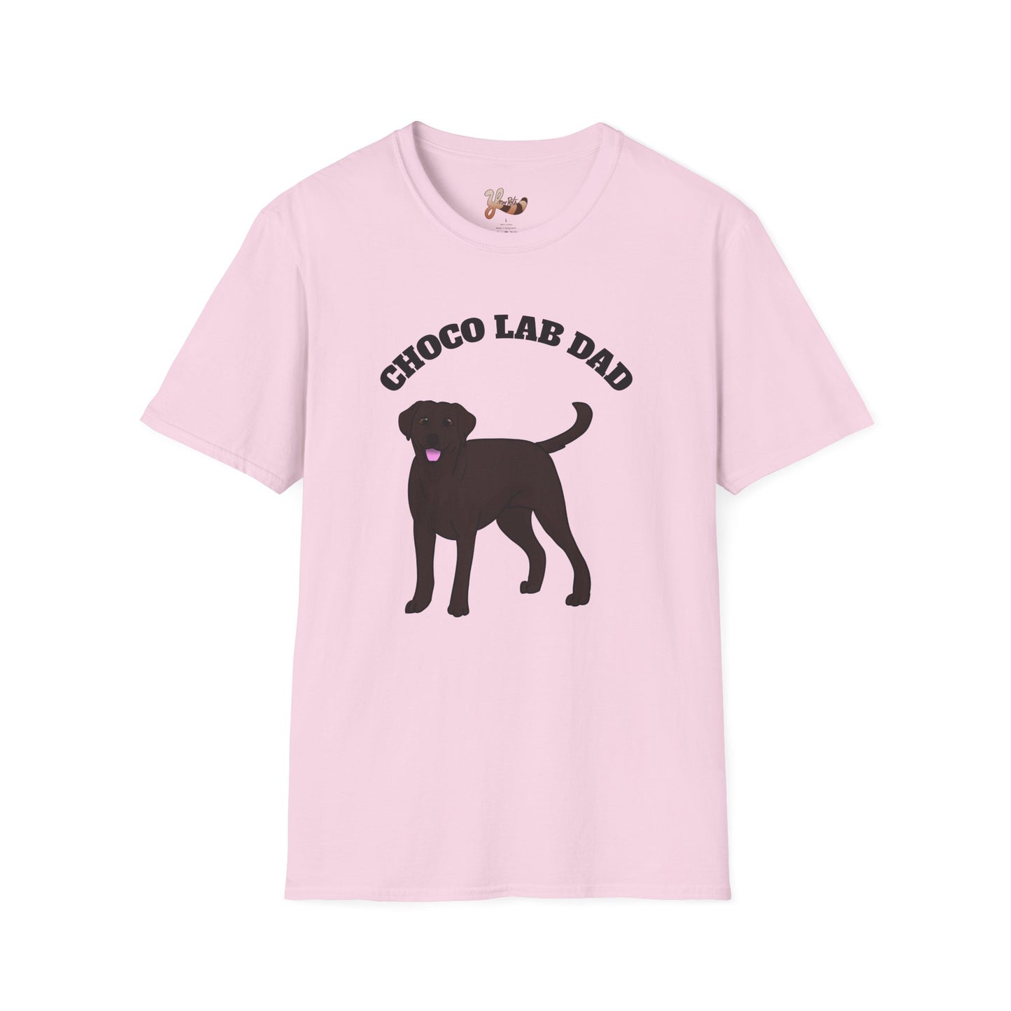 Dog Dad T-Shirt - Chocolate Lab Design