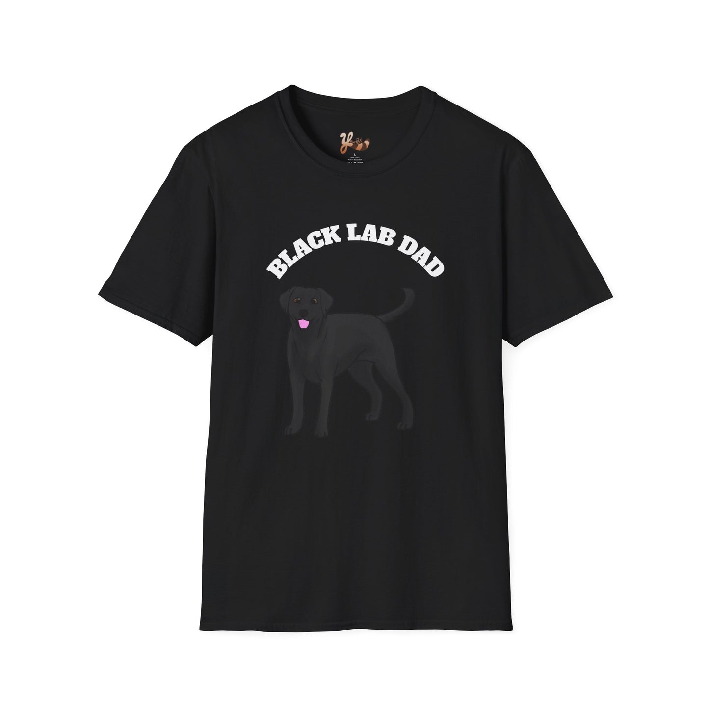 Black Lab Dog Dad T-Shirt