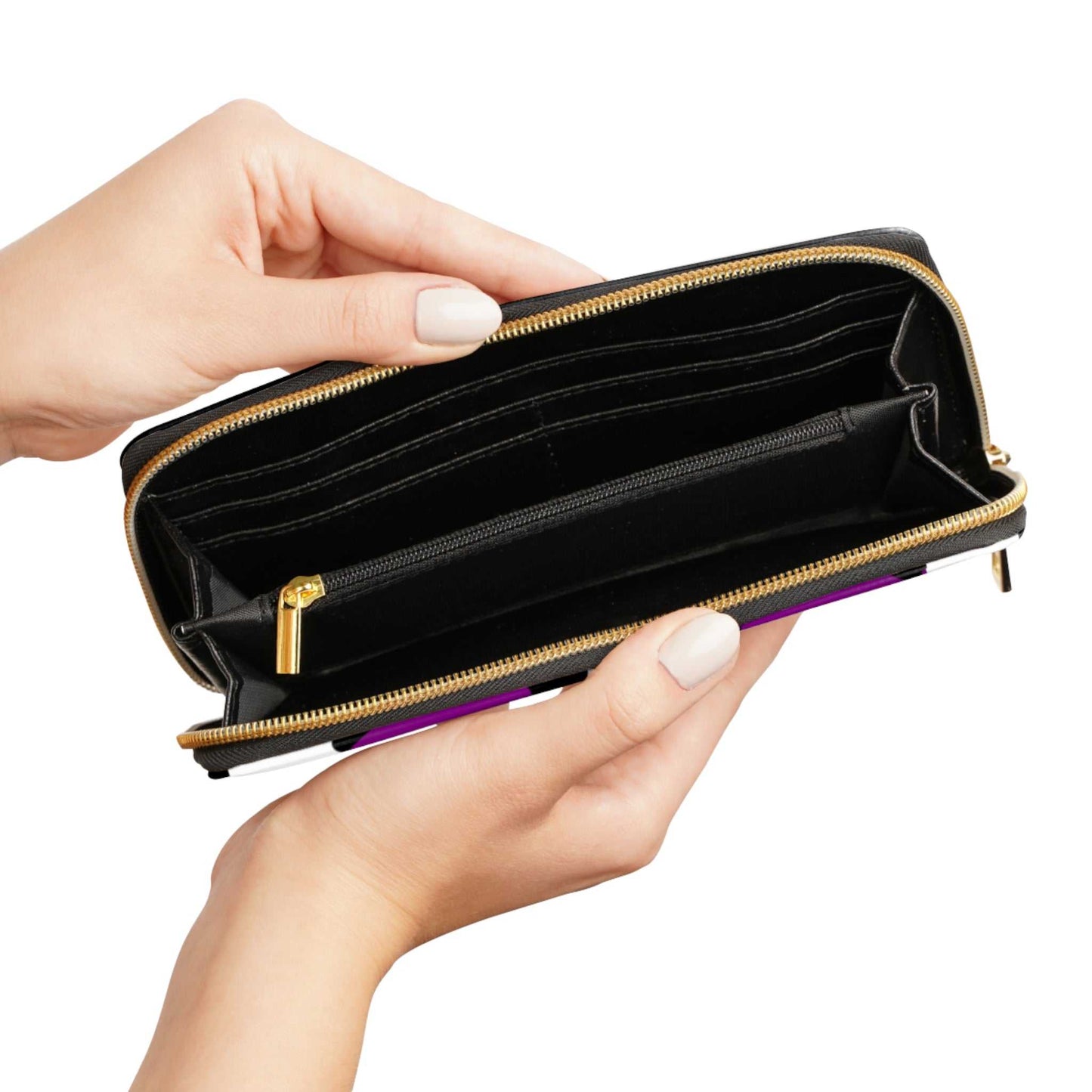 Asexual pride wallet