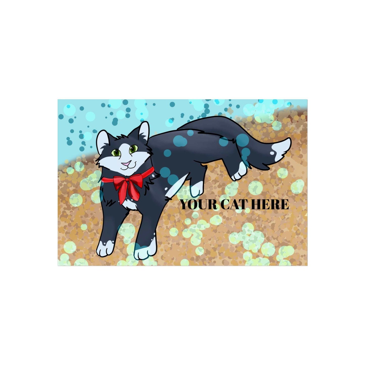 Custom Pet Portrait Poster- Matte