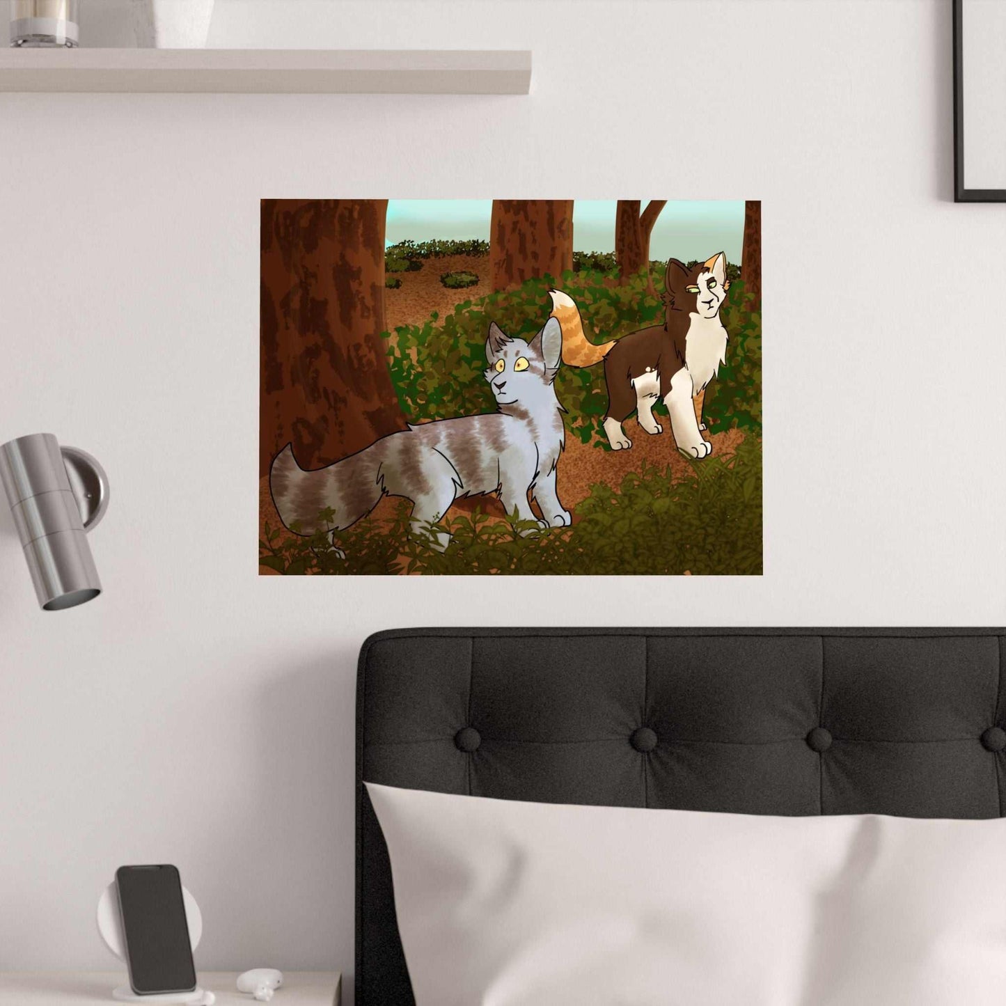Forest Cats Poster