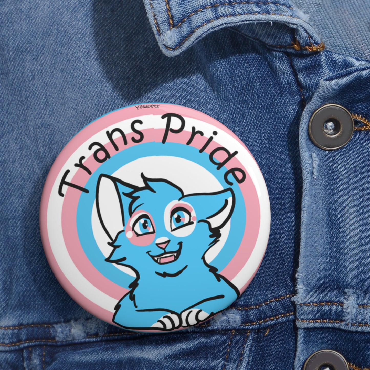 Transgender Pride Pinback button