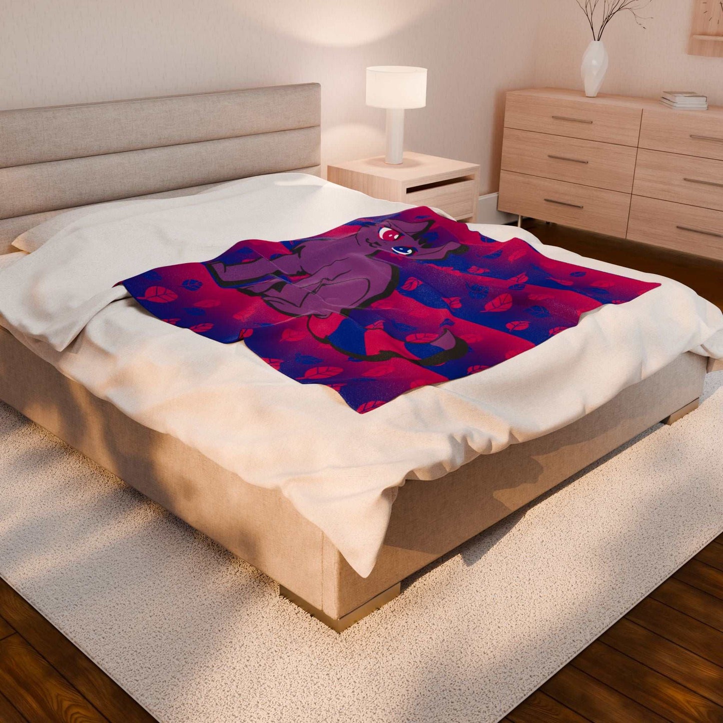 Bisexual Pride Cat- Throw Blanket