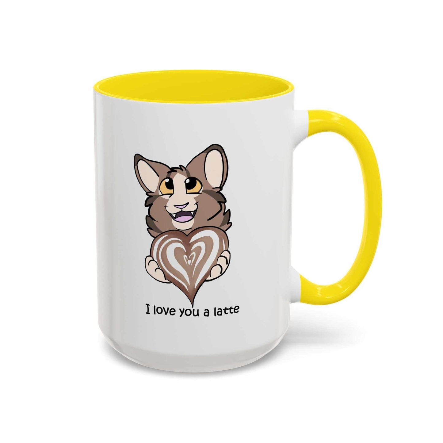 I Love You a Latte - Cute Cat Coffee Mug