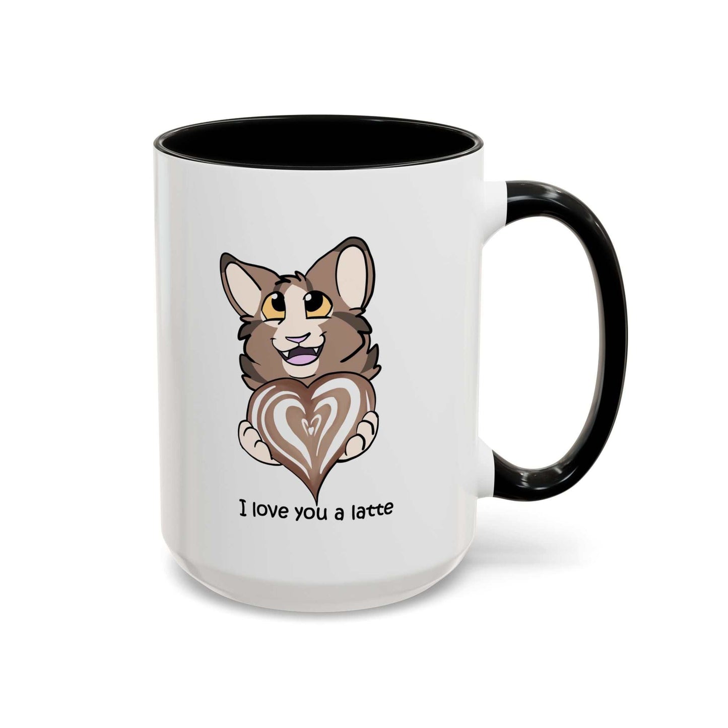 I Love You a Latte - Cute Cat Coffee Mug