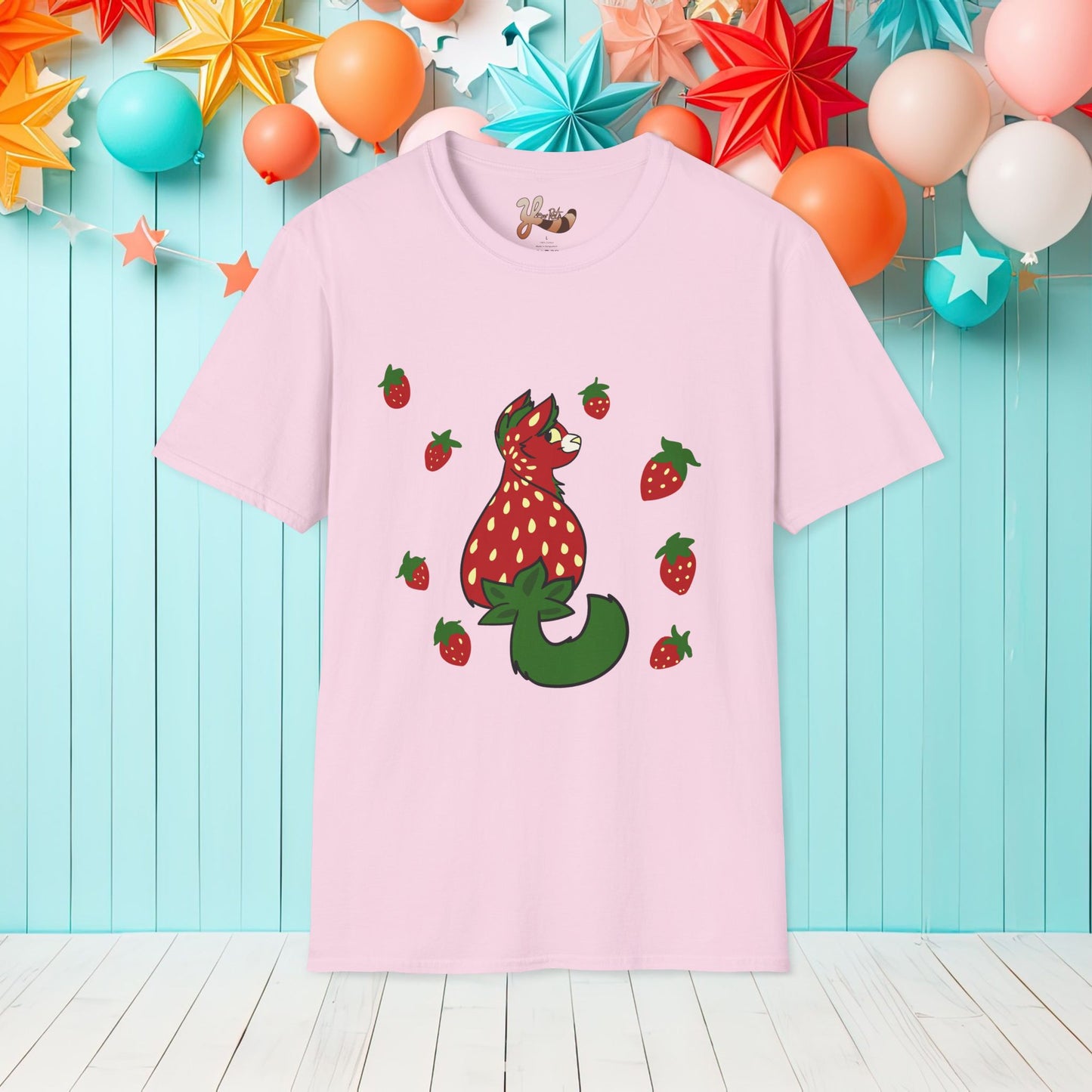 Strawberry Cat T-shirt