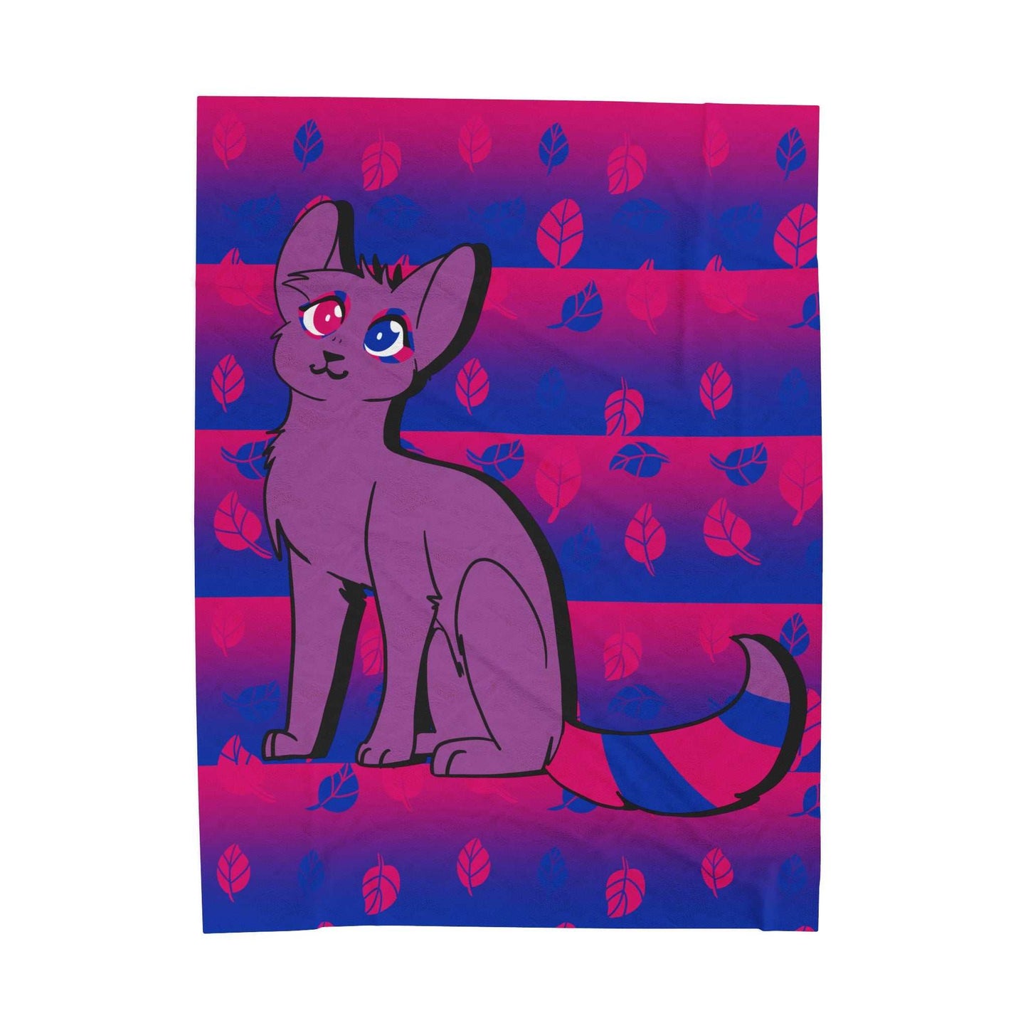 Bisexual Pride Cat- Throw Blanket