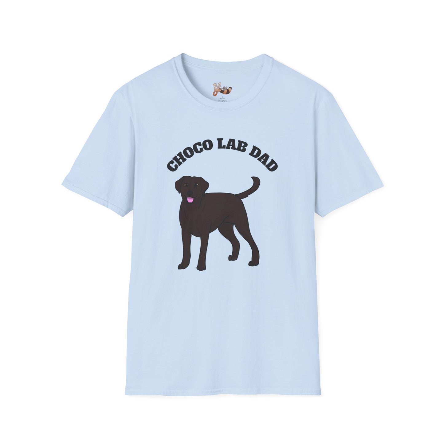 Dog Dad T-Shirt - Chocolate Lab Design
