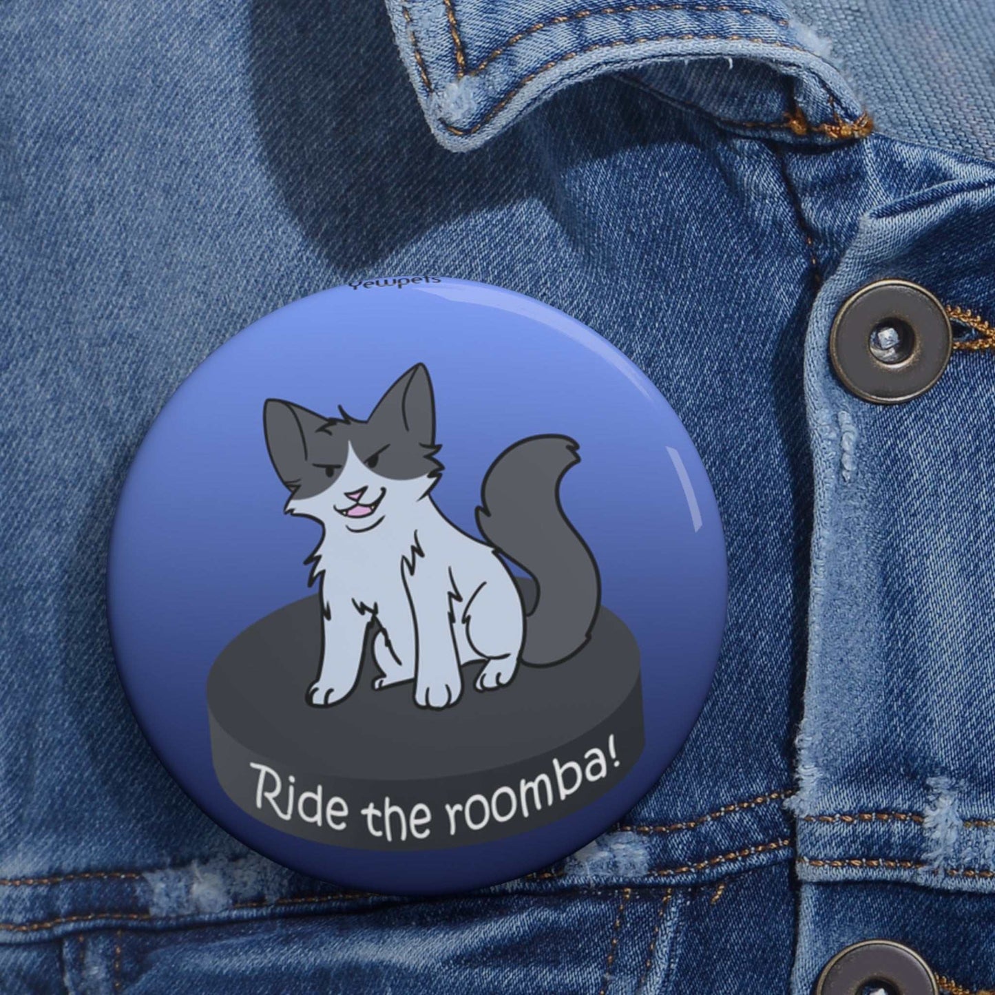 Roomba Cat Button