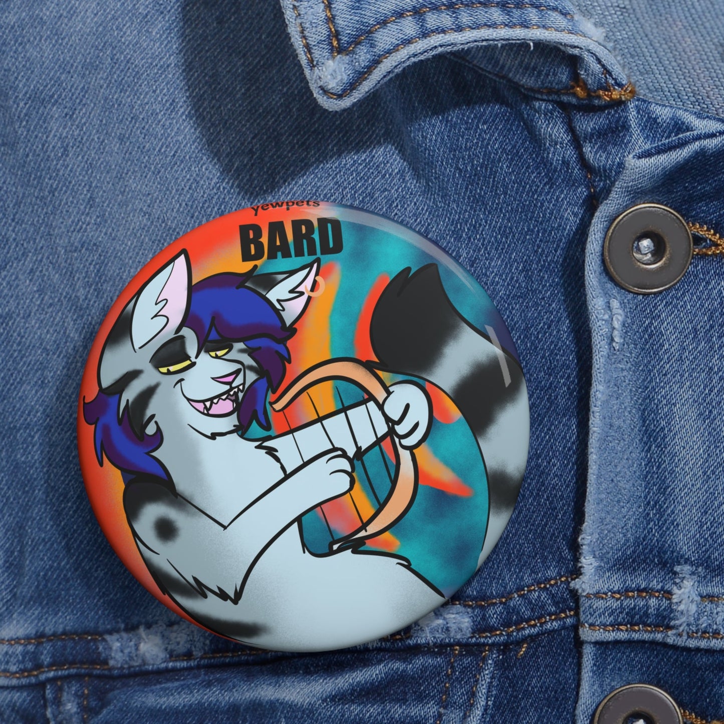 Cat Bard DND Button