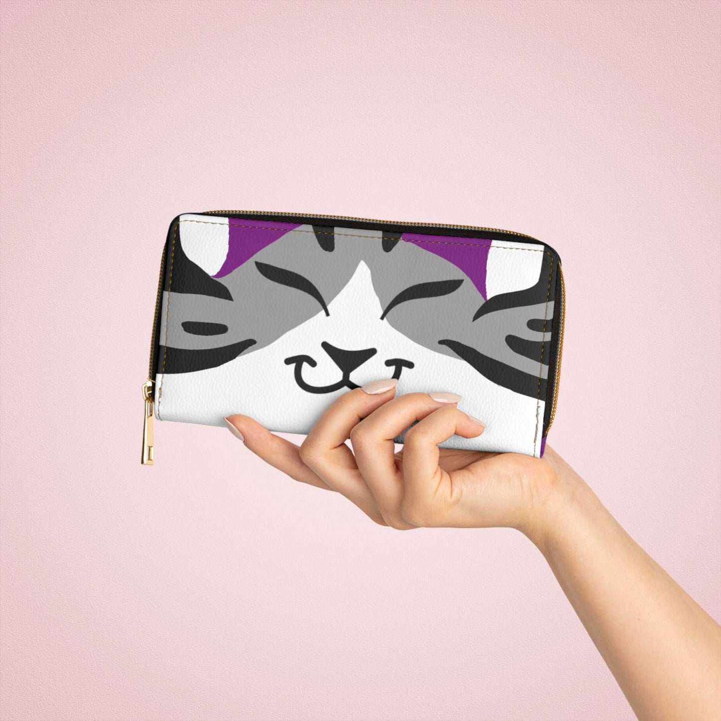 Asexual pride wallet