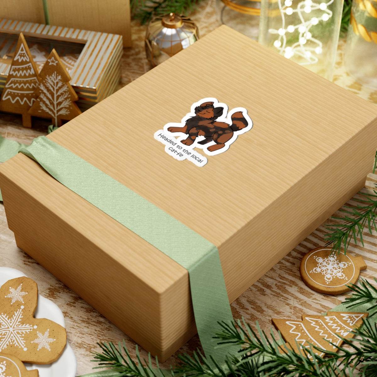 Cat Cafe Sticker