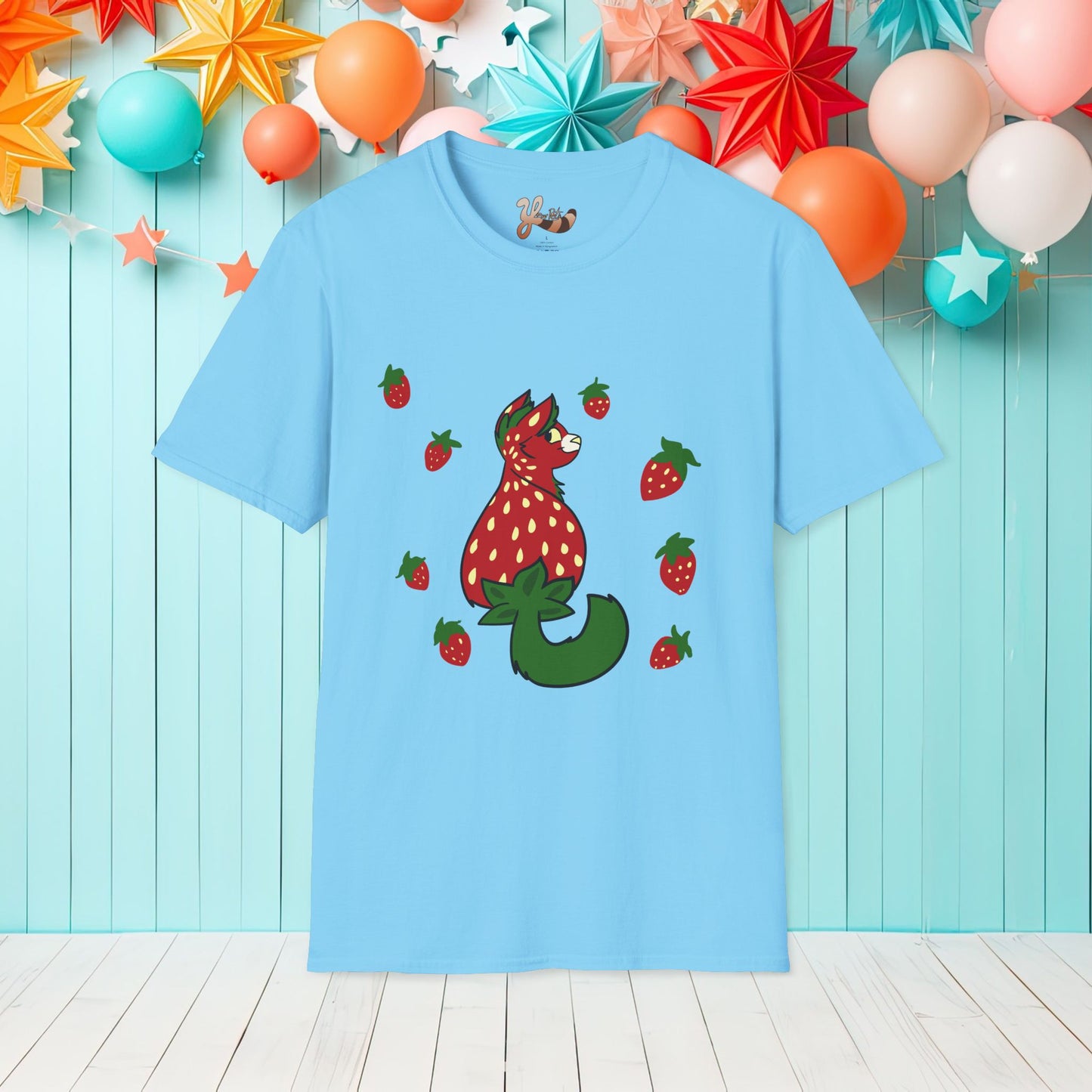 Strawberry Cat T-shirt