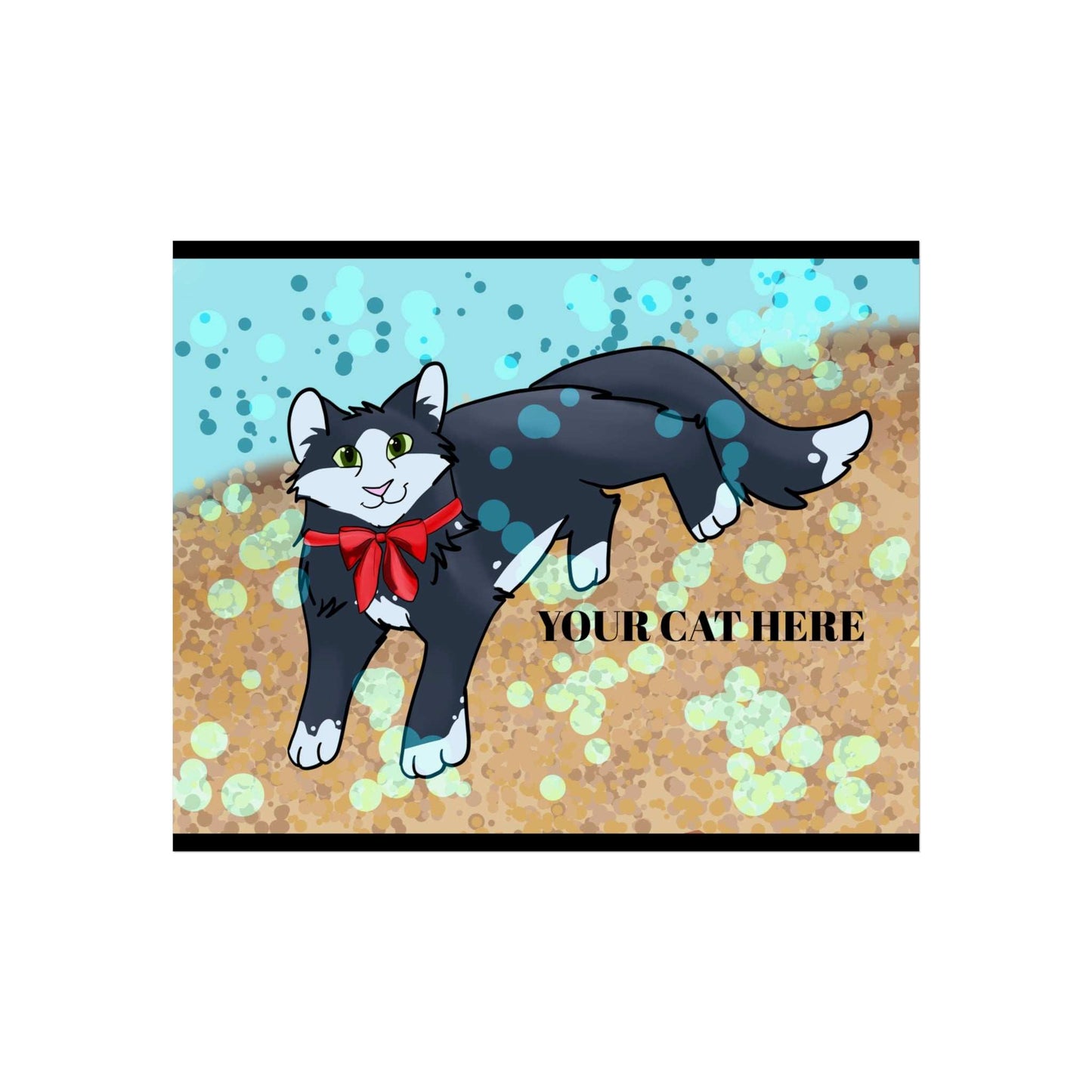 Custom Pet Portrait Poster- Matte