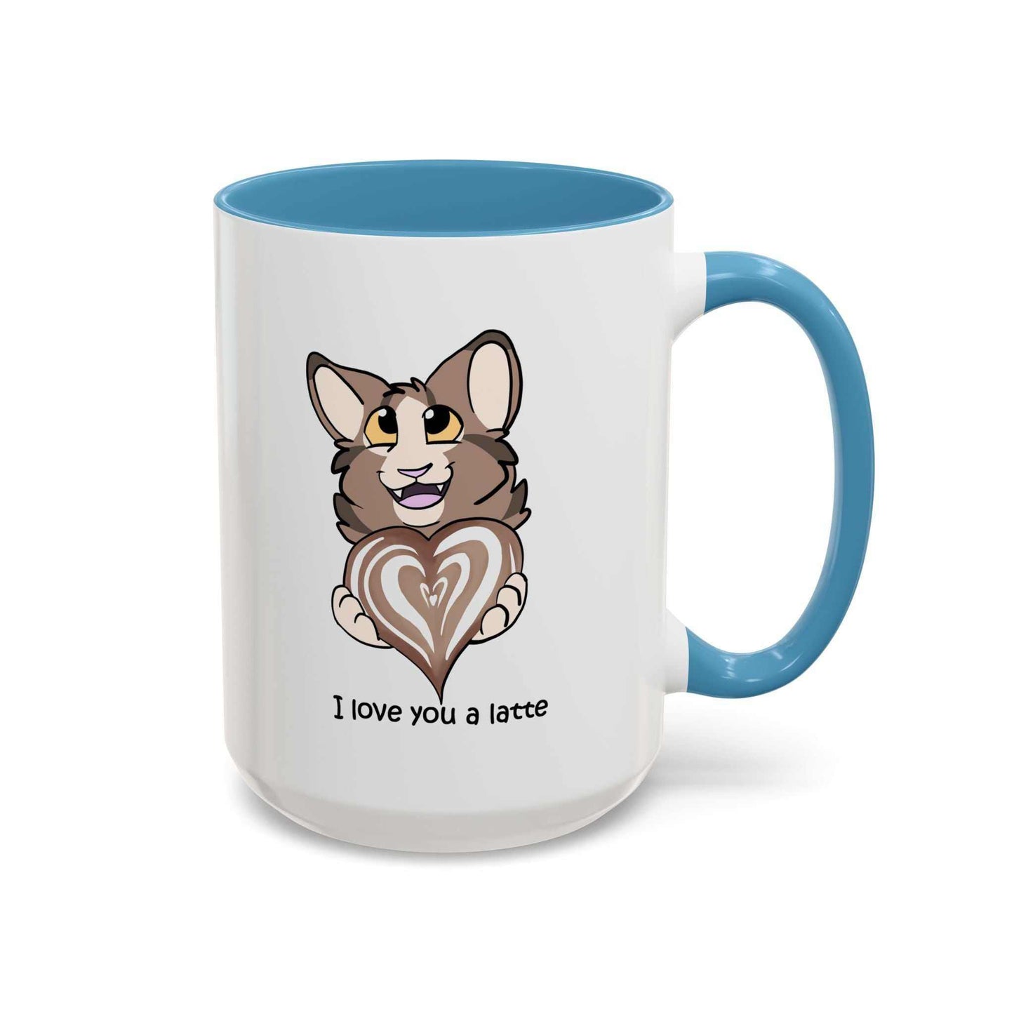 I Love You a Latte - Cute Cat Coffee Mug