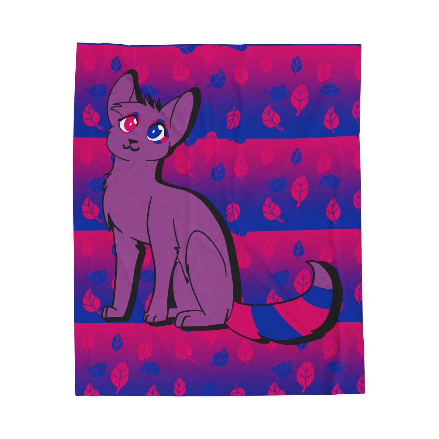 Bisexual Pride Cat- Throw Blanket