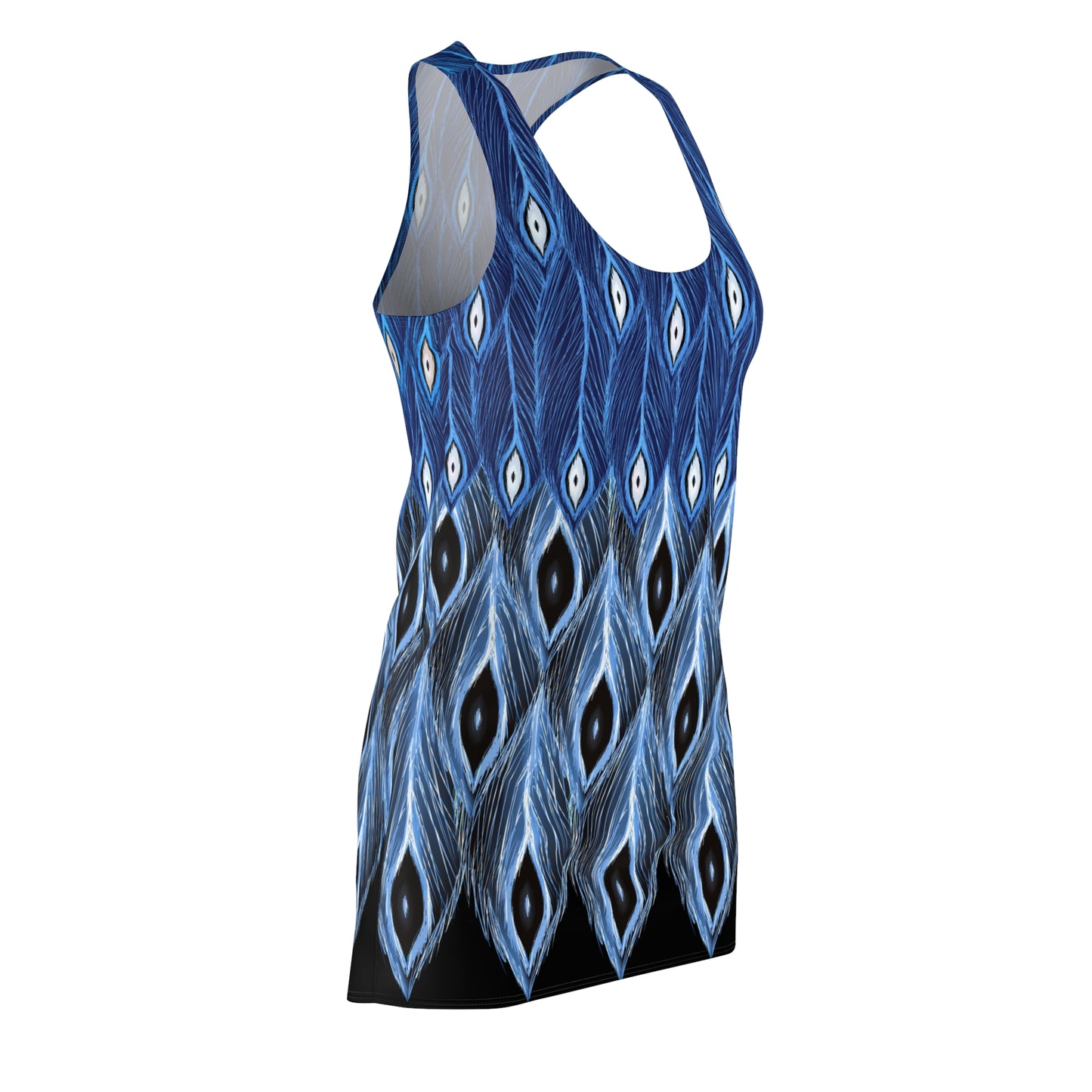 Blue Peacock Dress