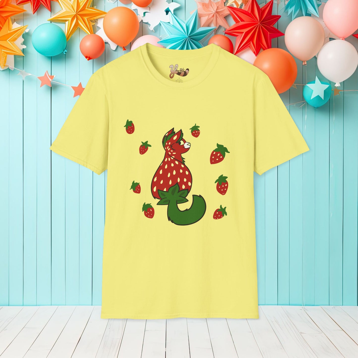 Strawberry Cat T-shirt