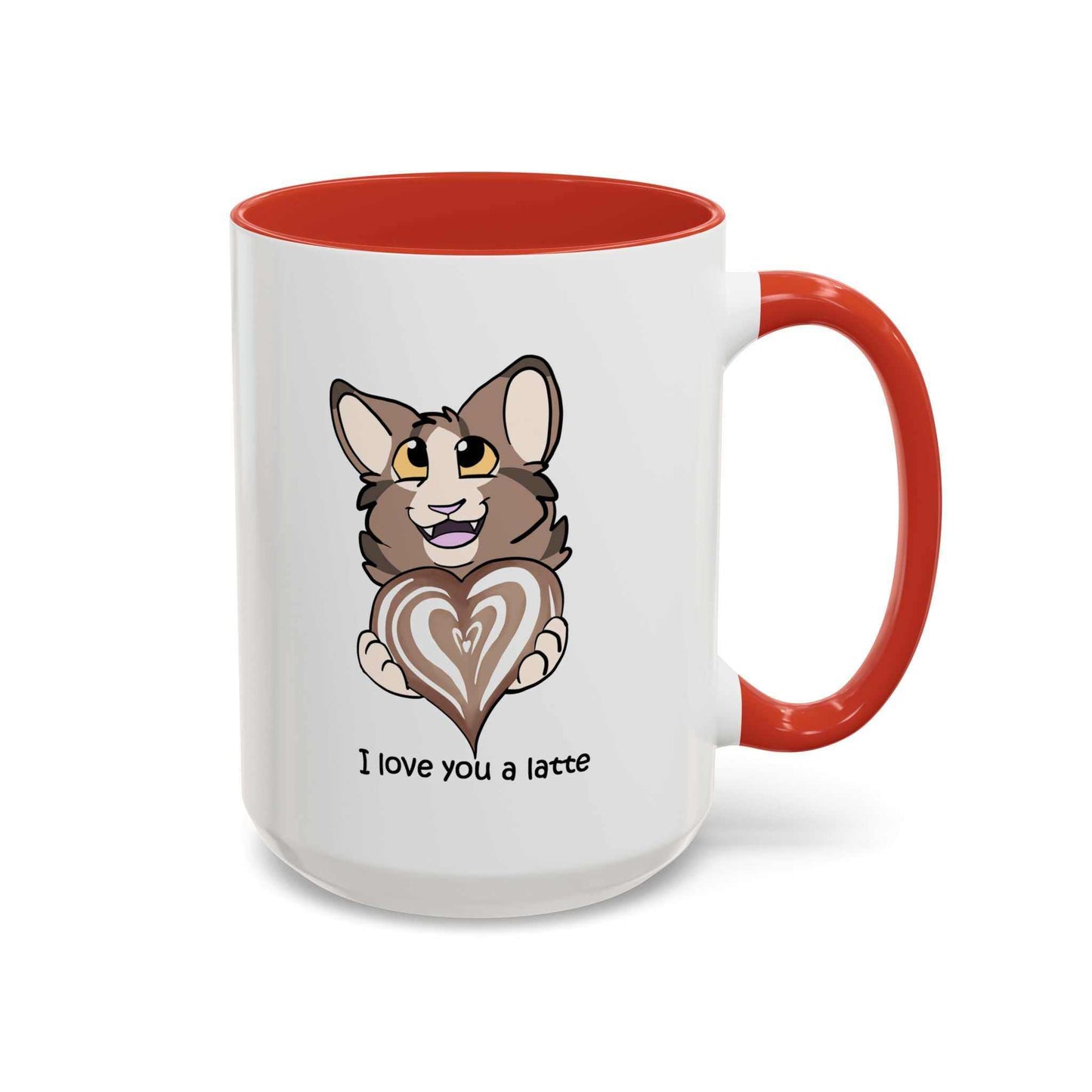 I Love You a Latte - Cute Cat Coffee Mug